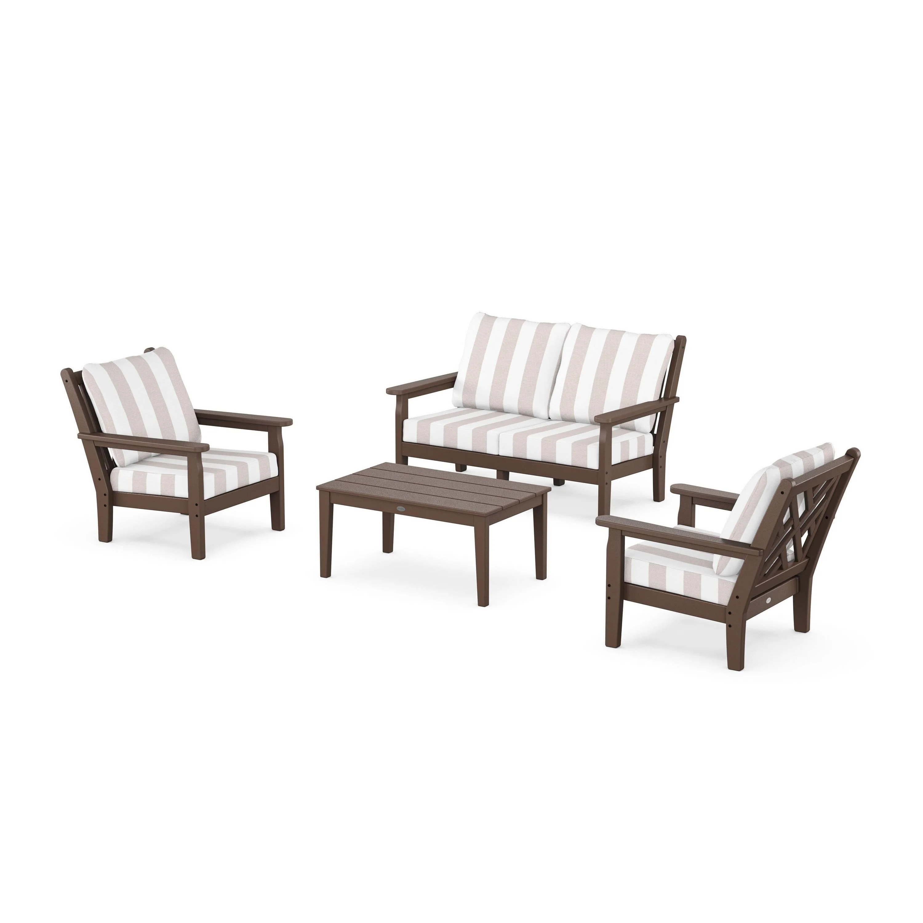 Chippendale 4-Piece Deep Seating Set with Loveseat - Image 208
