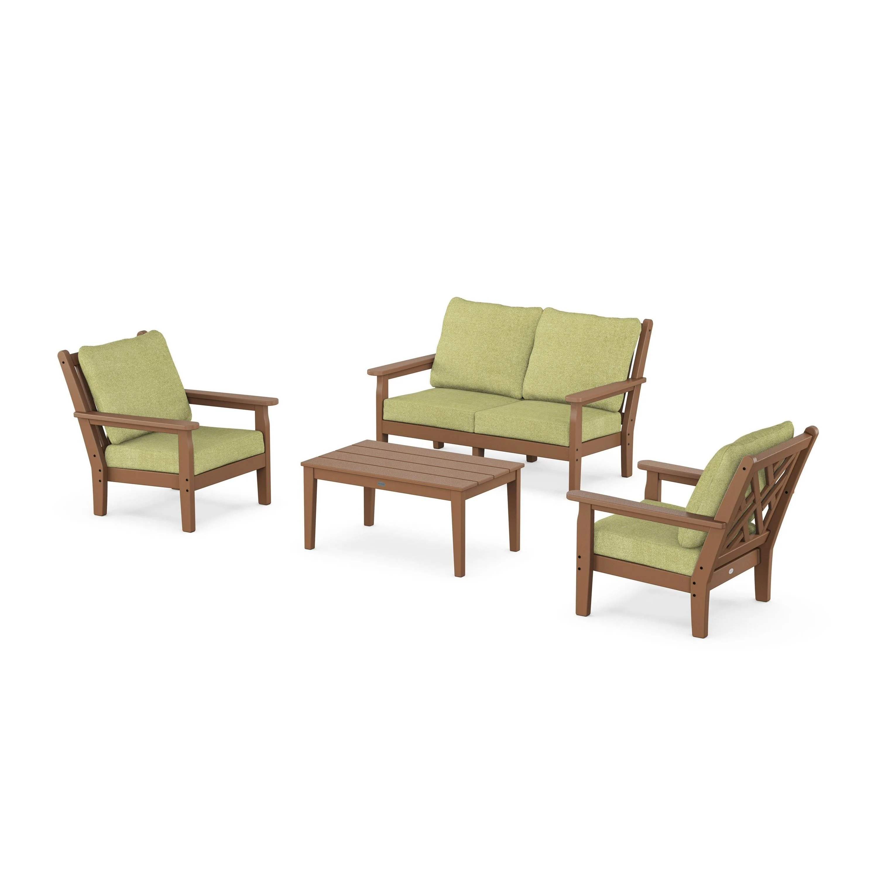 Chippendale 4-Piece Deep Seating Set with Loveseat - Image 212