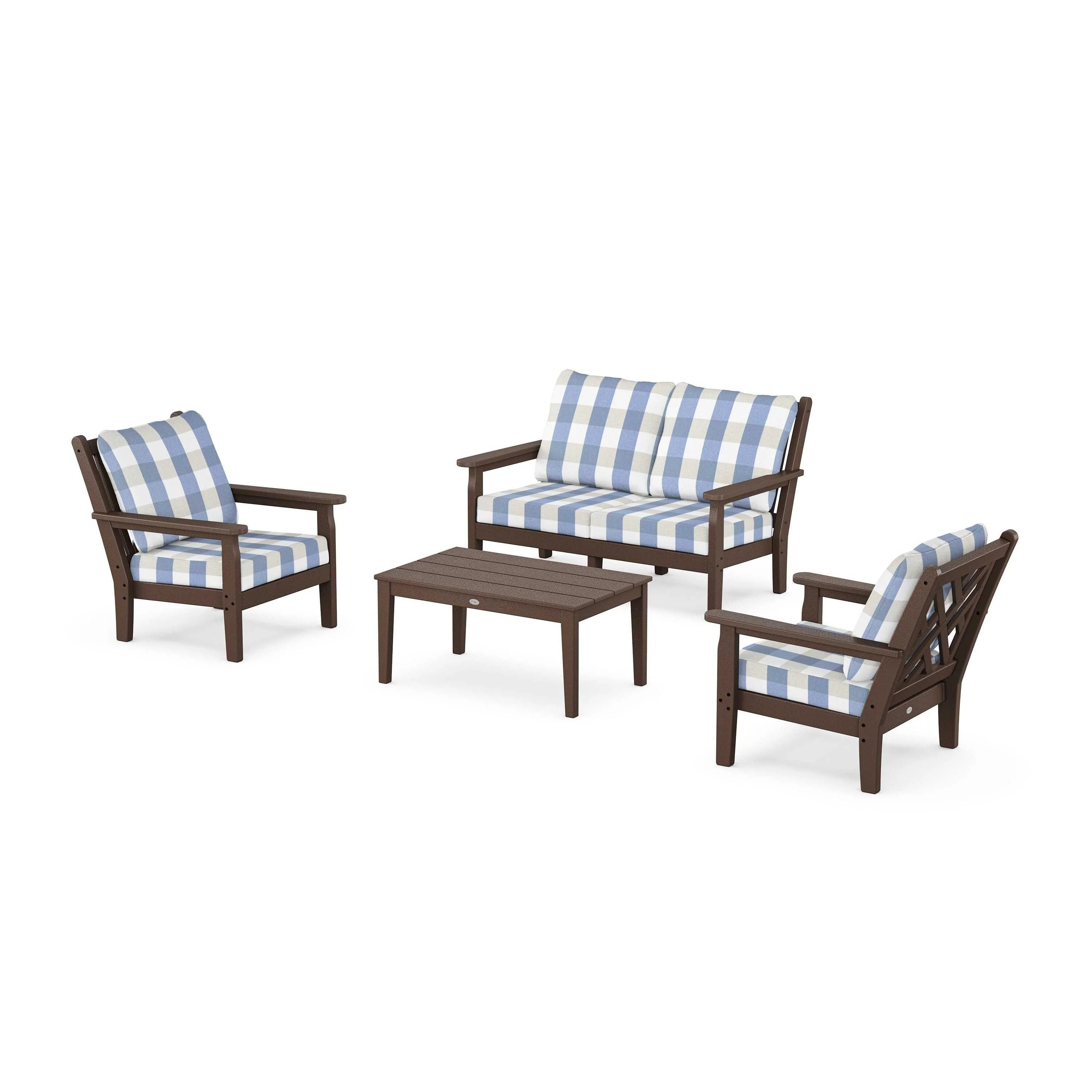 Chippendale 4-Piece Deep Seating Set with Loveseat - Image 45