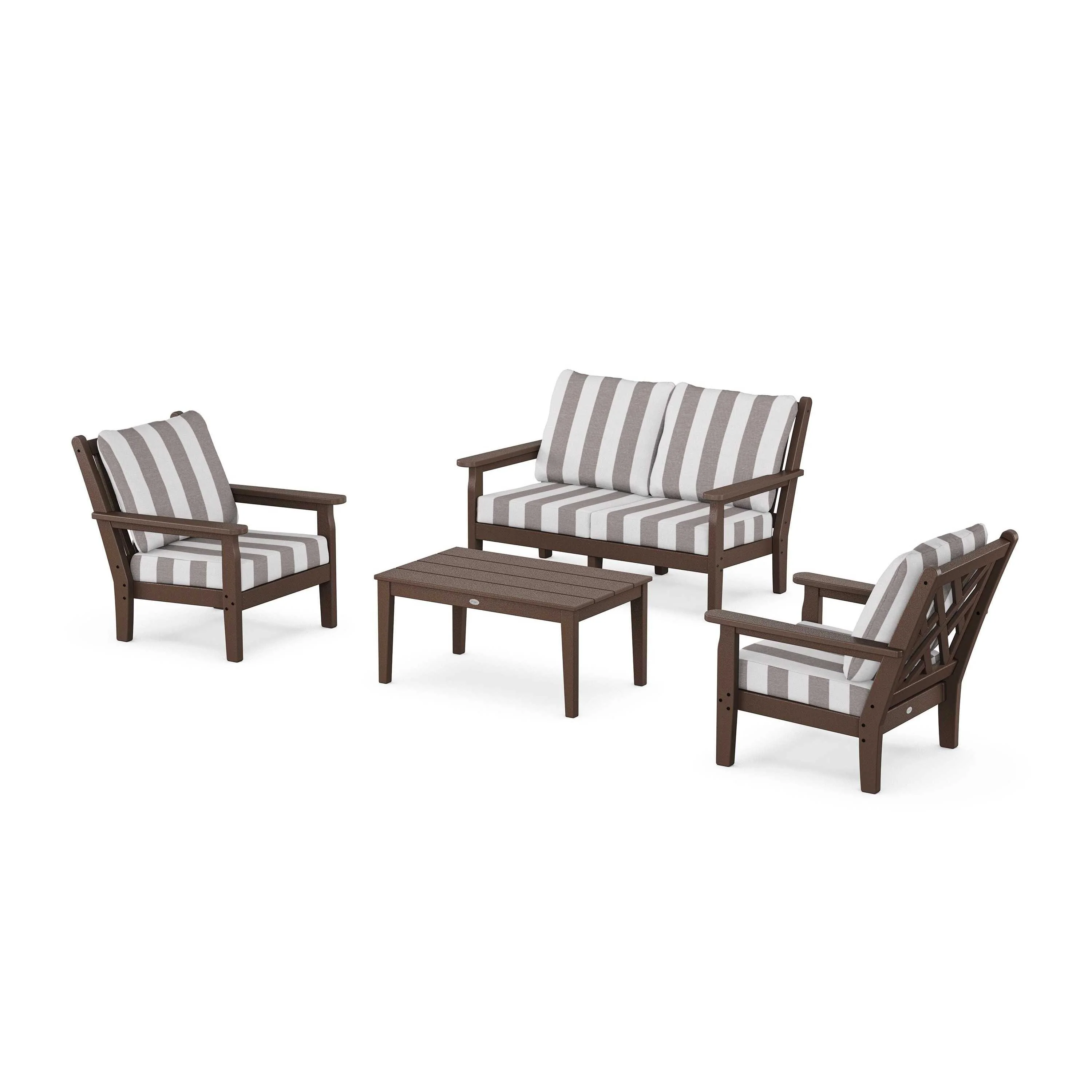 Chippendale 4-Piece Deep Seating Set with Loveseat - Image 68