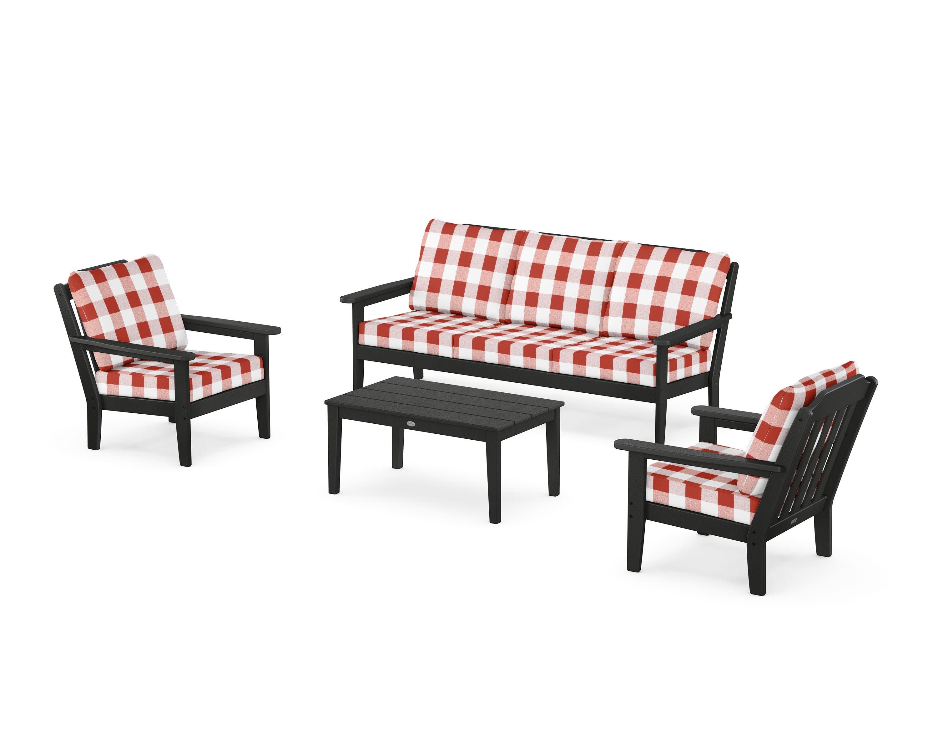 Cottage 4-Piece Deep Seating Set with Sofa - Image 116