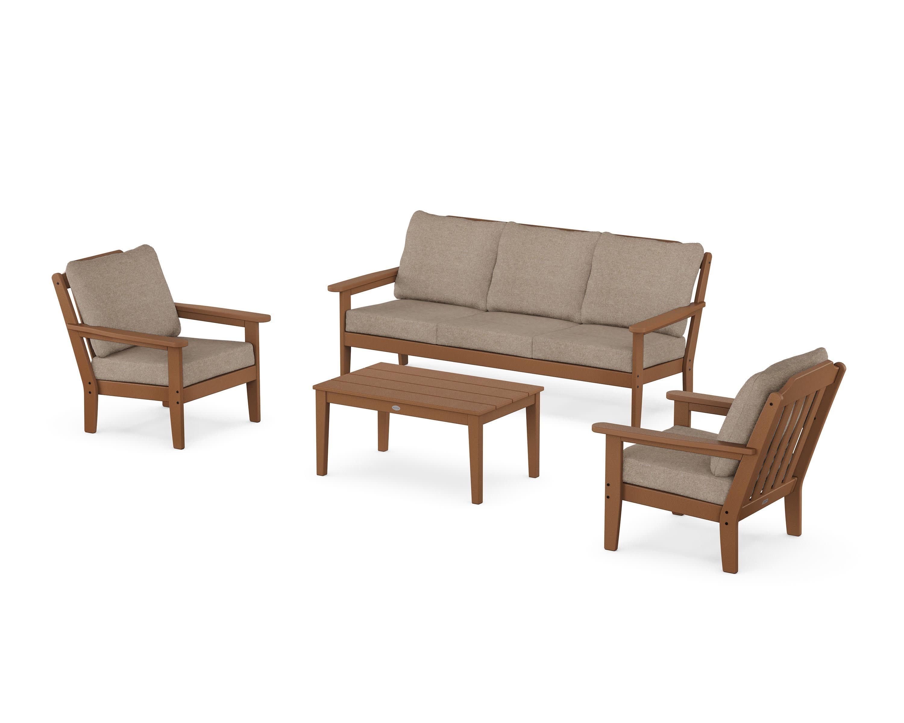 Cottage 4-Piece Deep Seating Set with Sofa - Image 120