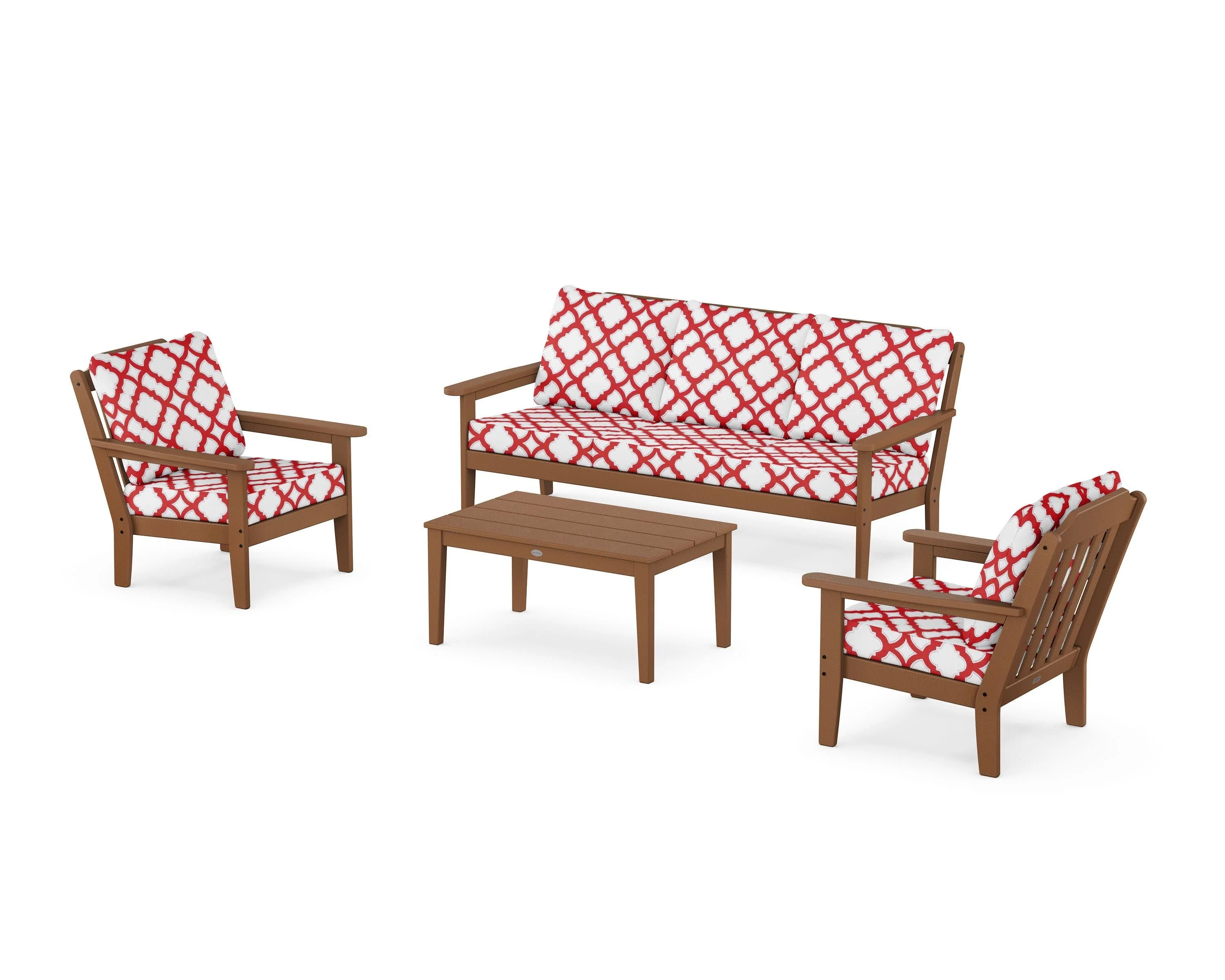 Cottage 4-Piece Deep Seating Set with Sofa - Image 21