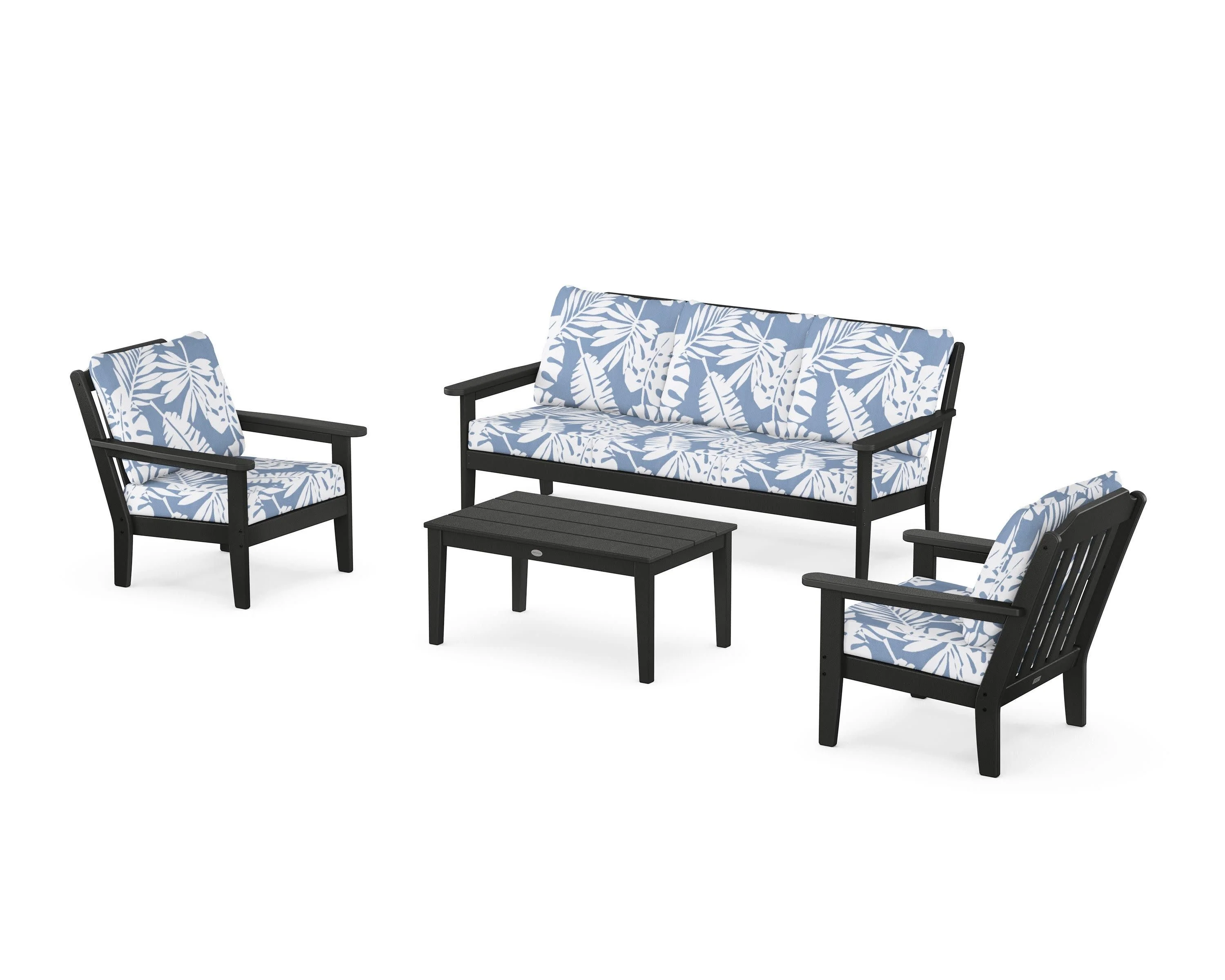 Cottage 4-Piece Deep Seating Set with Sofa - Image 35