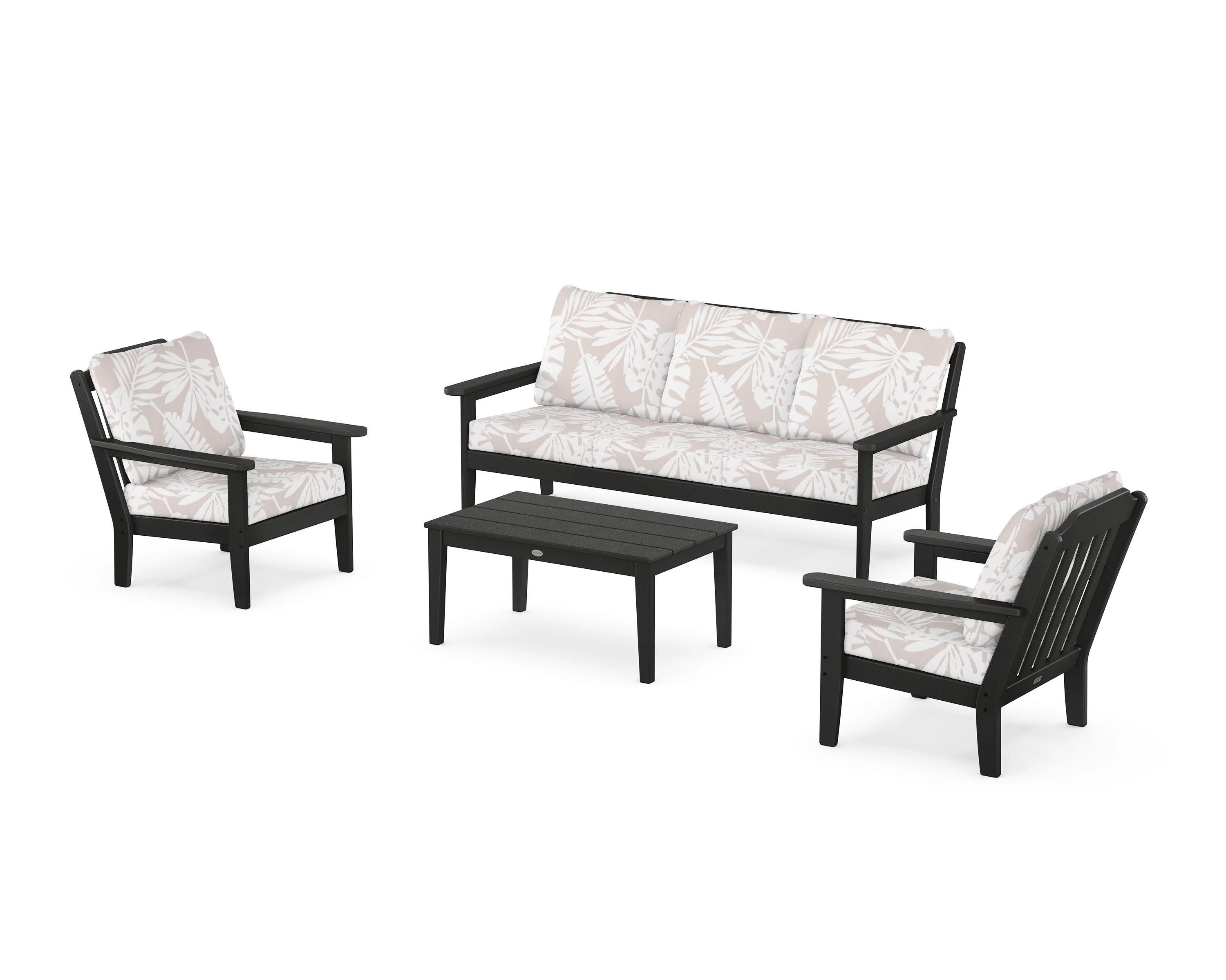 Cottage 4-Piece Deep Seating Set with Sofa - Image 39