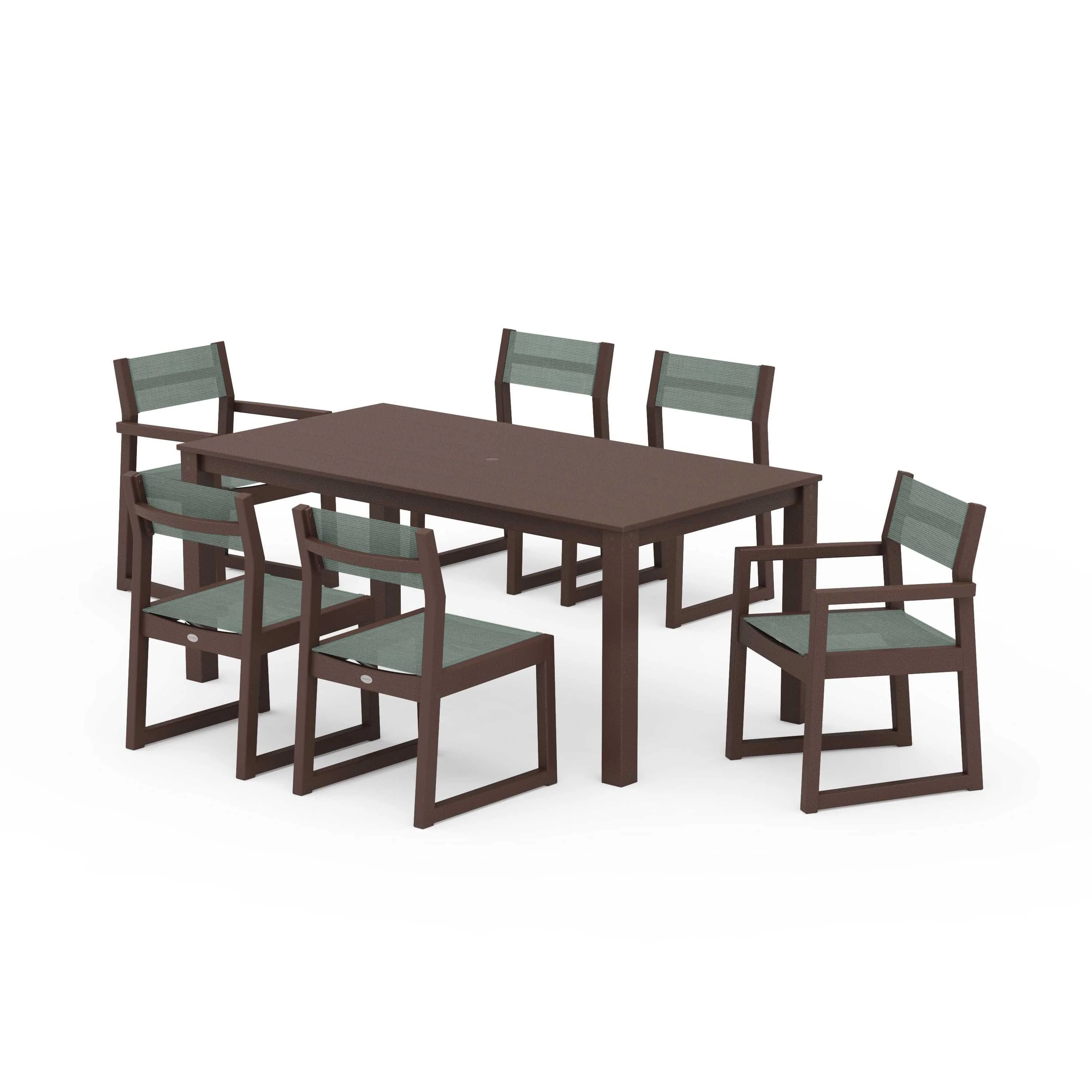 EDGE Sling 7-Piece Parsons Dining Set - Image 108