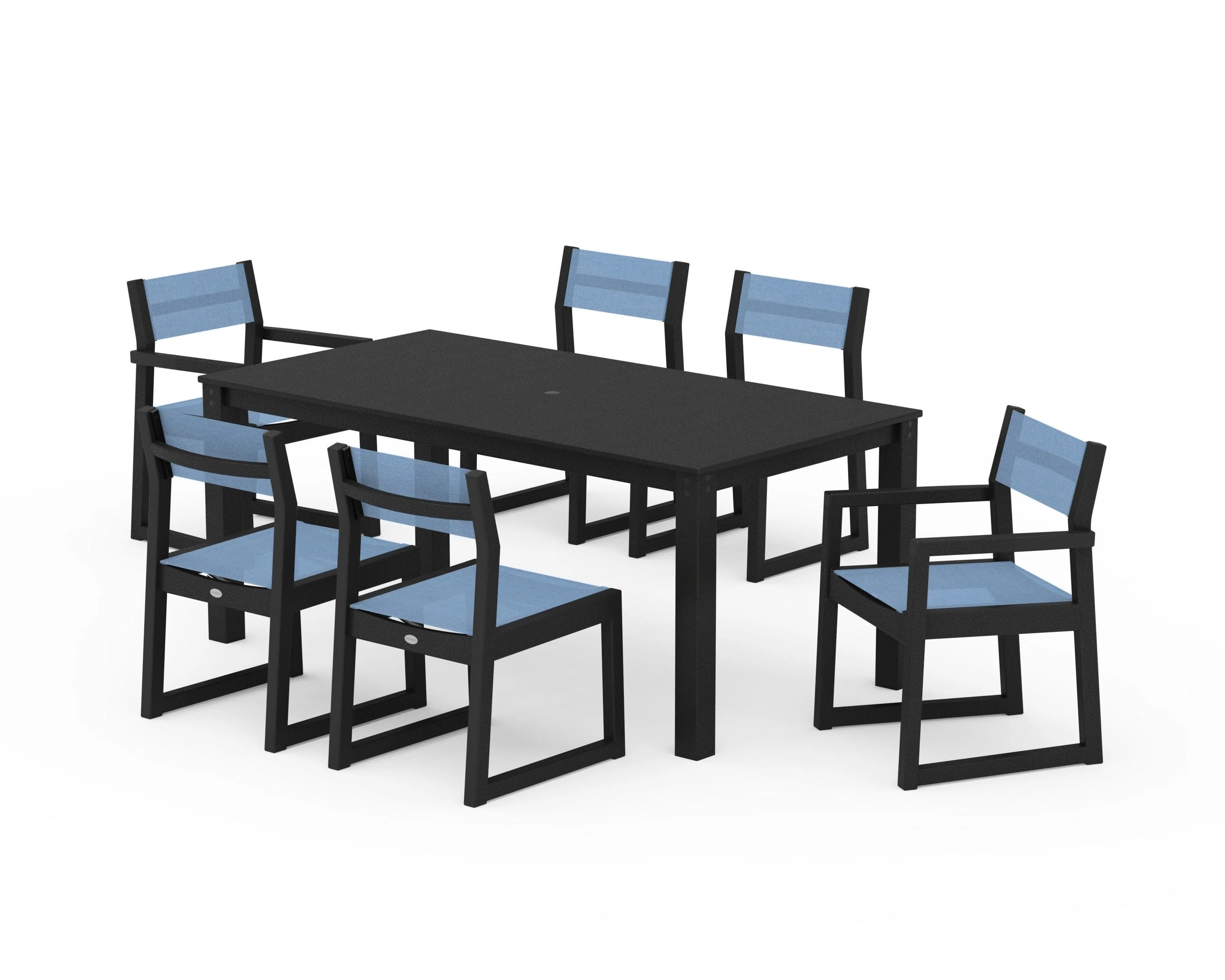 EDGE Sling 7-Piece Parsons Dining Set - Image 15