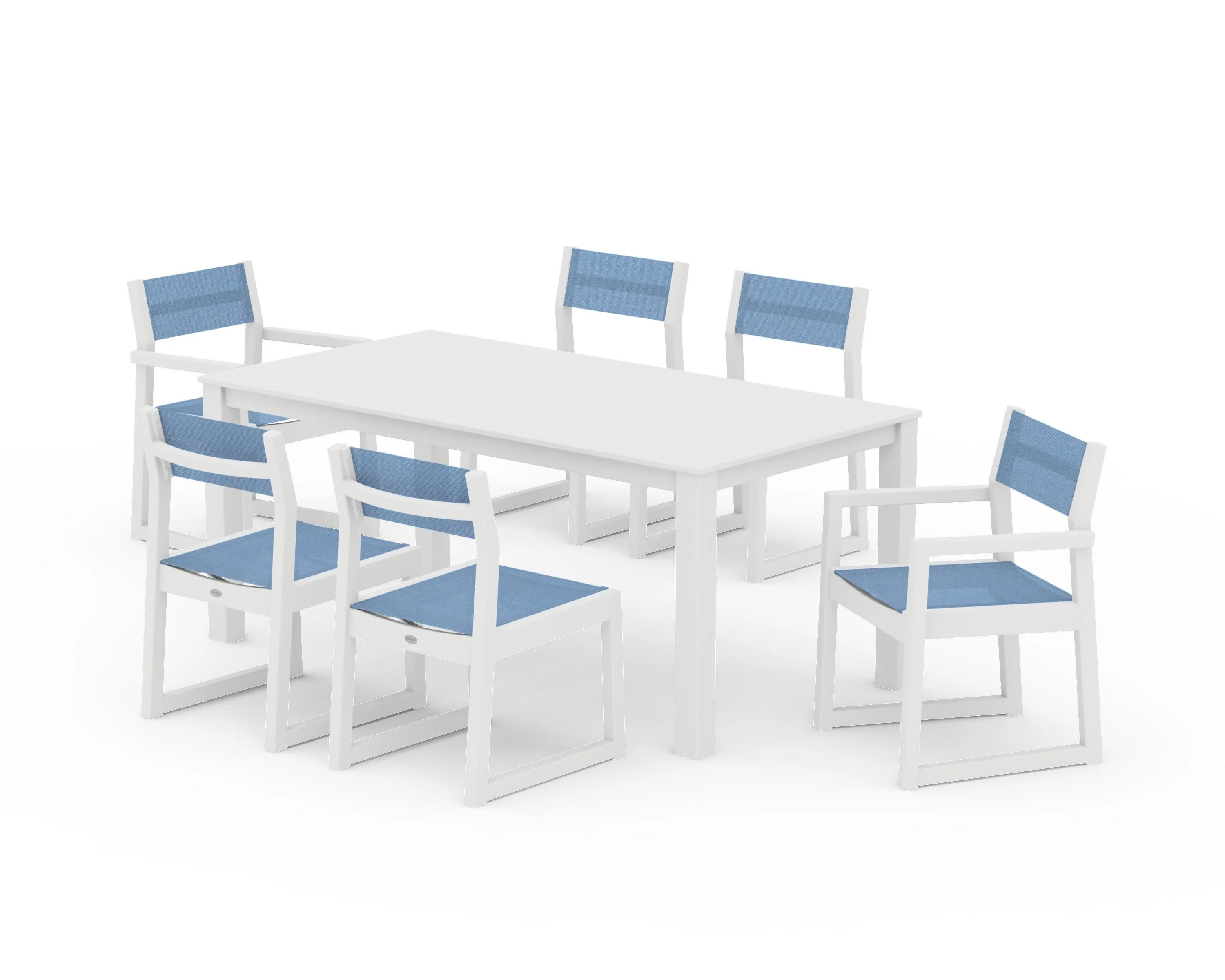 EDGE Sling 7-Piece Parsons Dining Set - Image 5