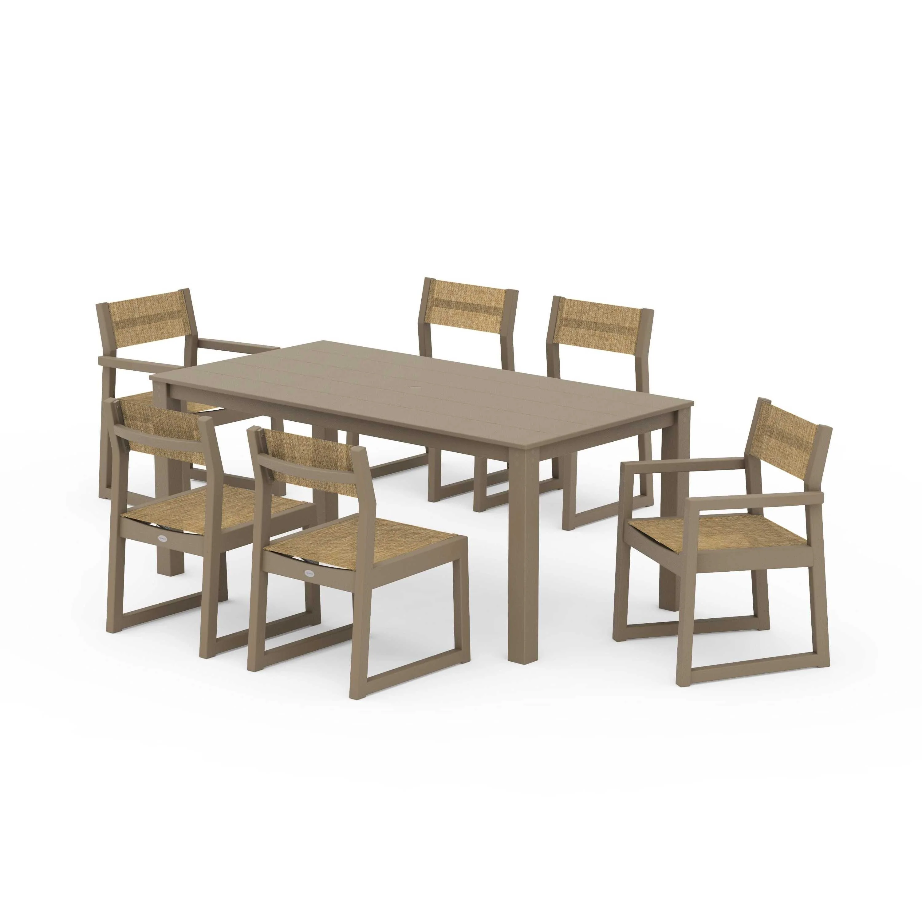 EDGE Sling 7-Piece Parsons Dining Set - Image 70
