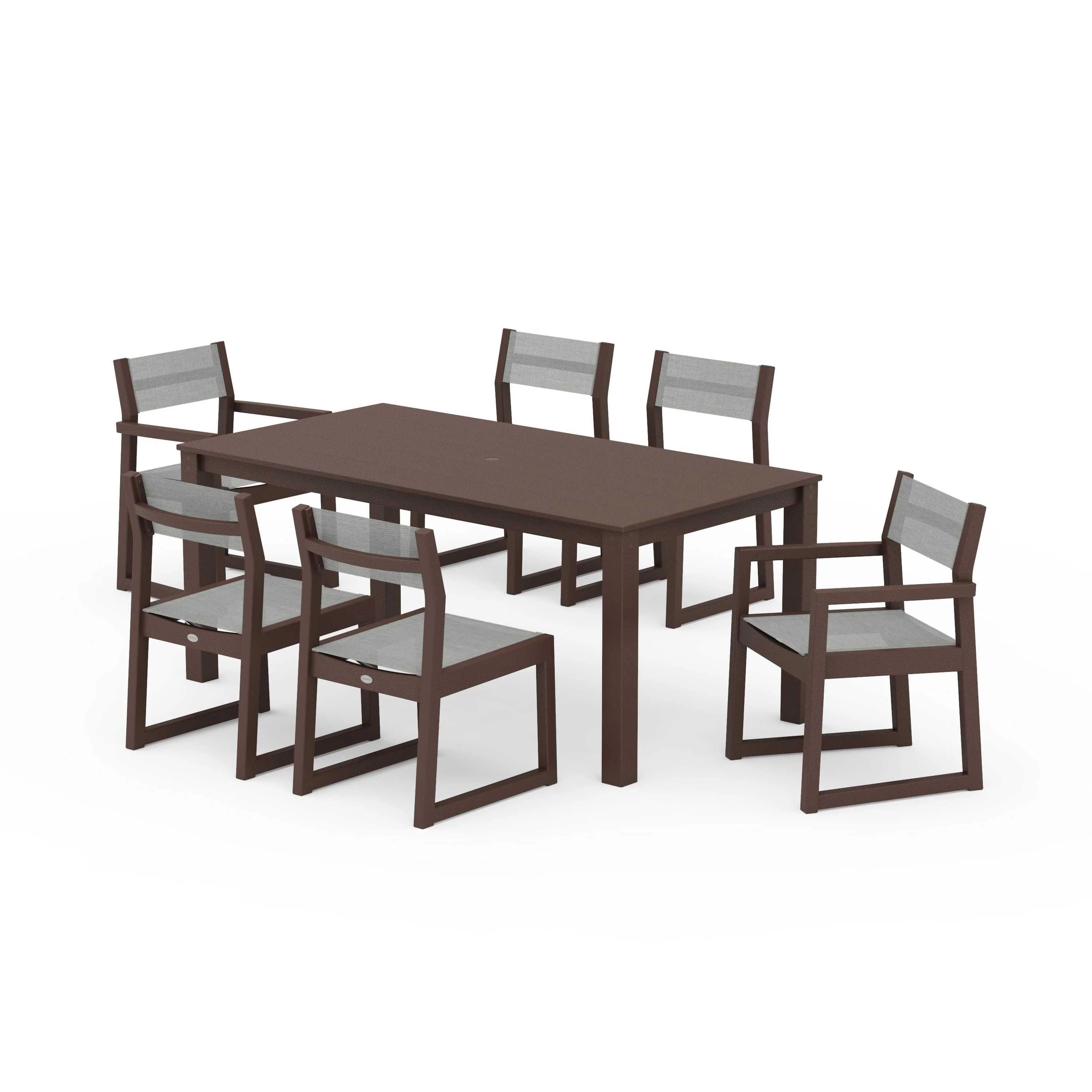 EDGE Sling 7-Piece Parsons Dining Set - Image 86