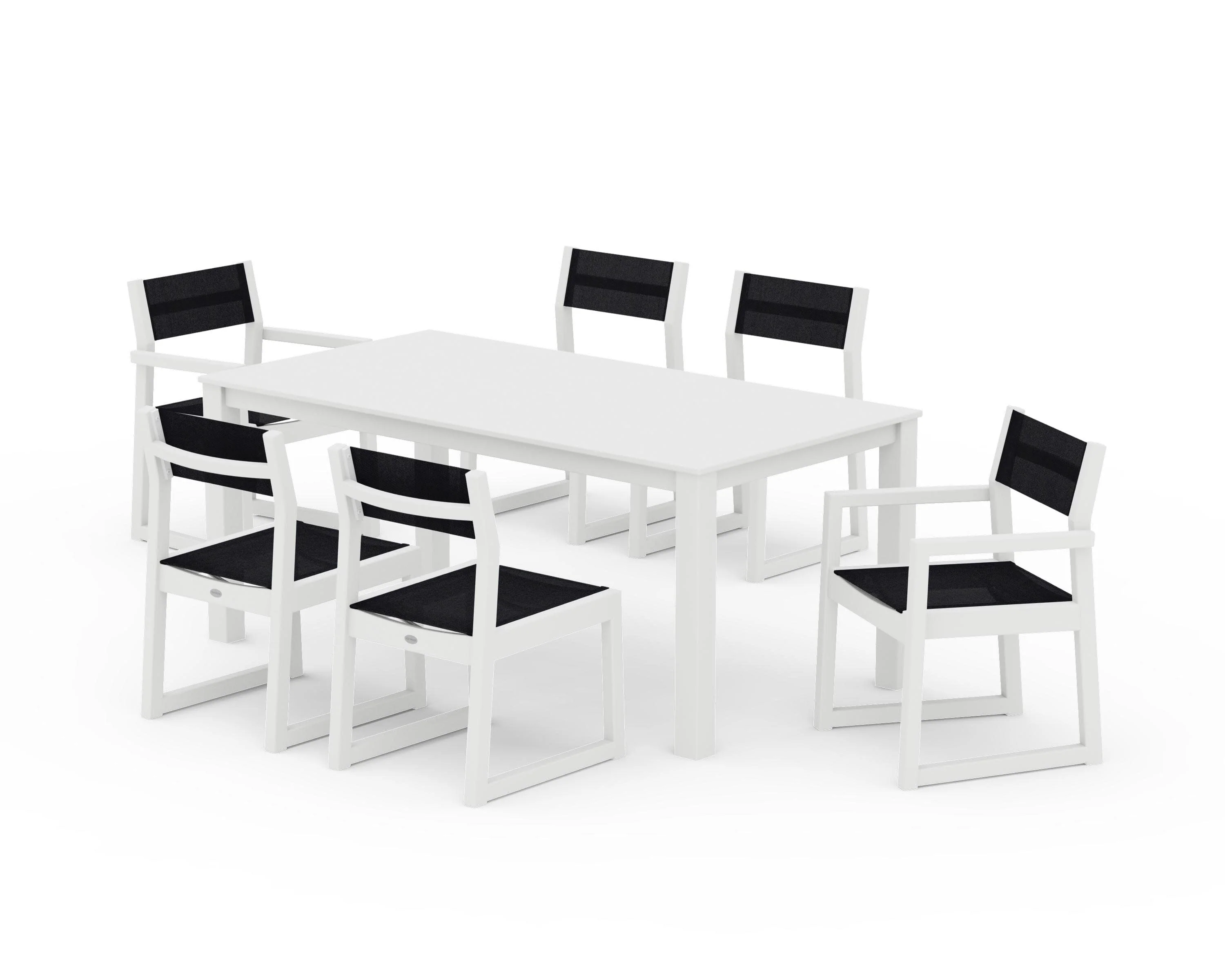 EDGE Sling 7-Piece Parsons Dining Set - Image 9