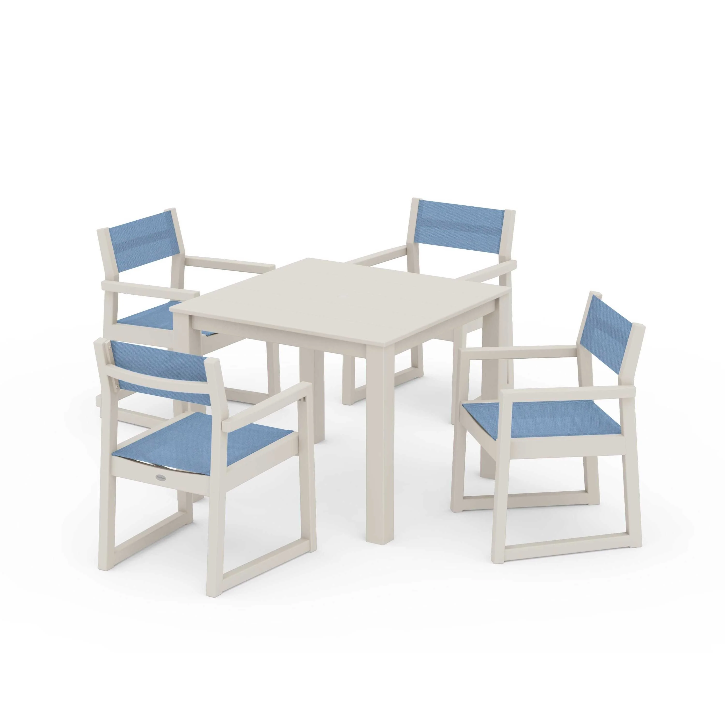 EDGE Sling Arm Chair 5-Piece Parsons Dining Set - Image 84