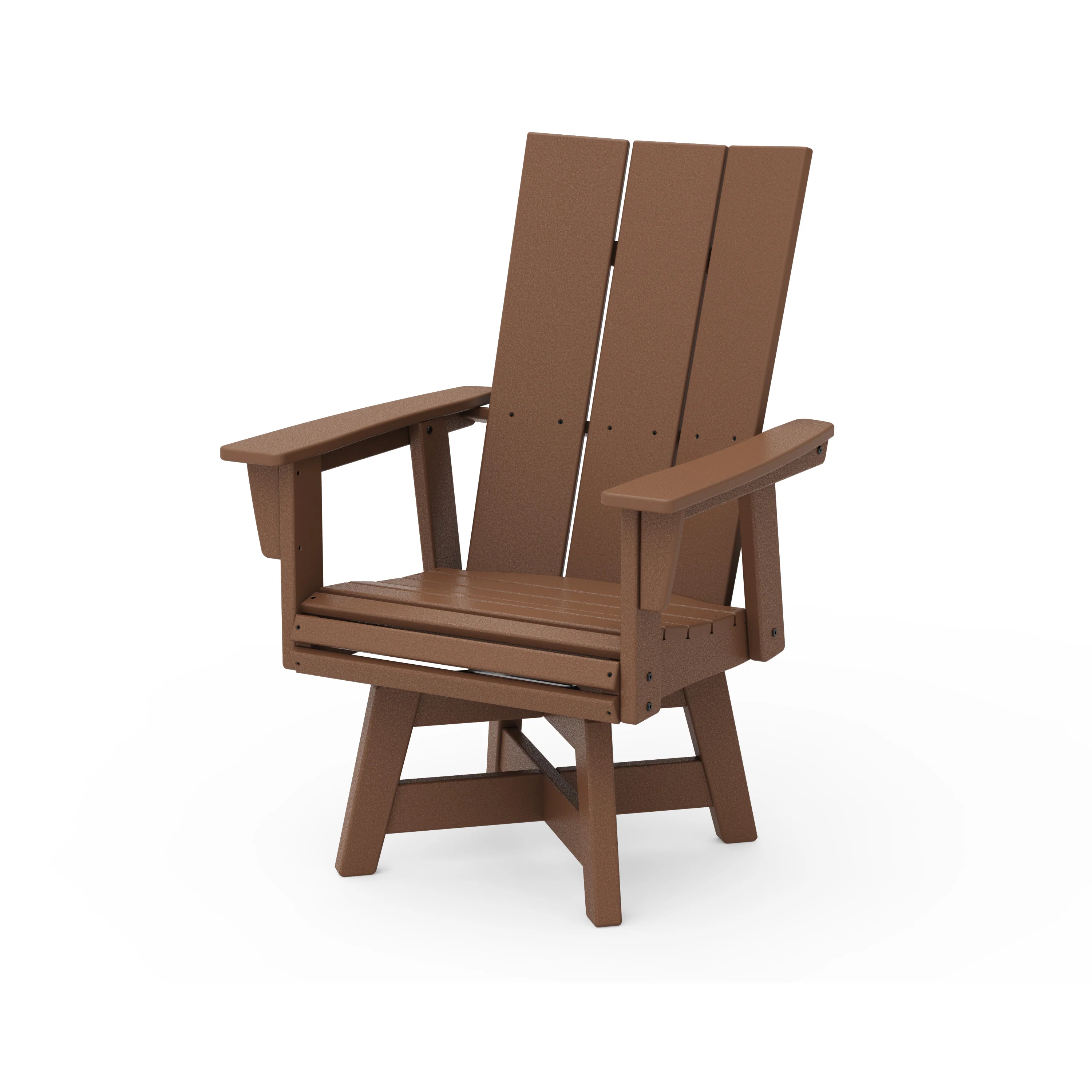 Modern Curveback Adirondack Swivel Dining Chair - Image 10