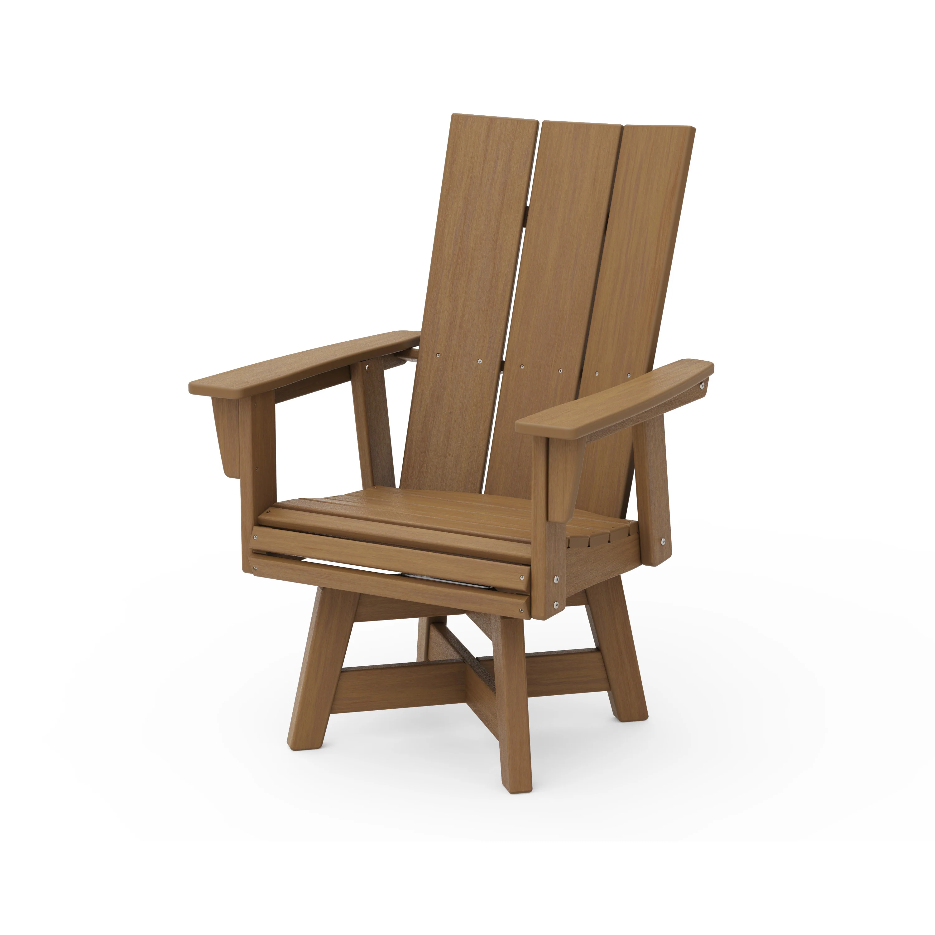 Modern Curveback Adirondack Swivel Dining Chair - Image 6