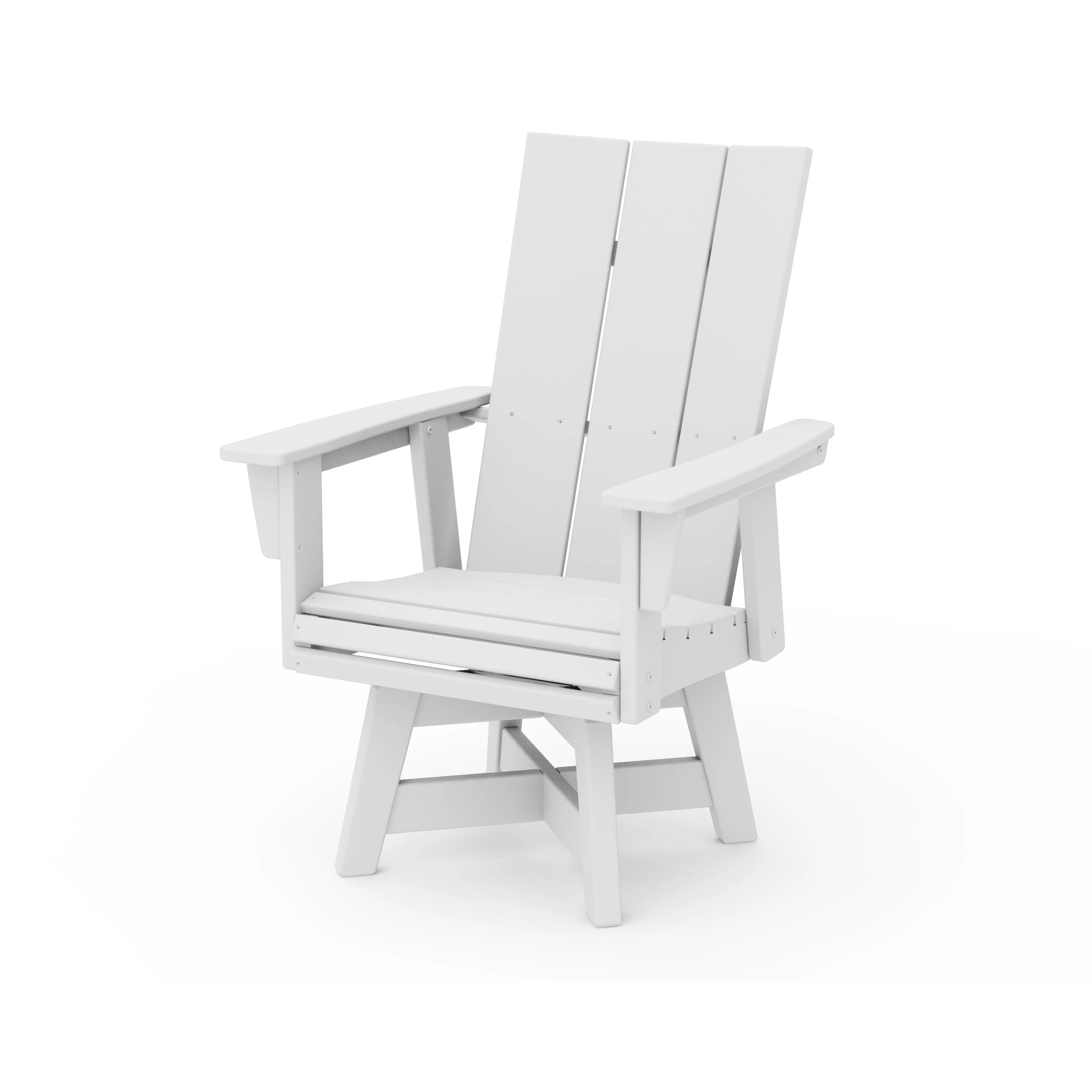 Modern Curveback Adirondack Swivel Dining Chair - Image 8