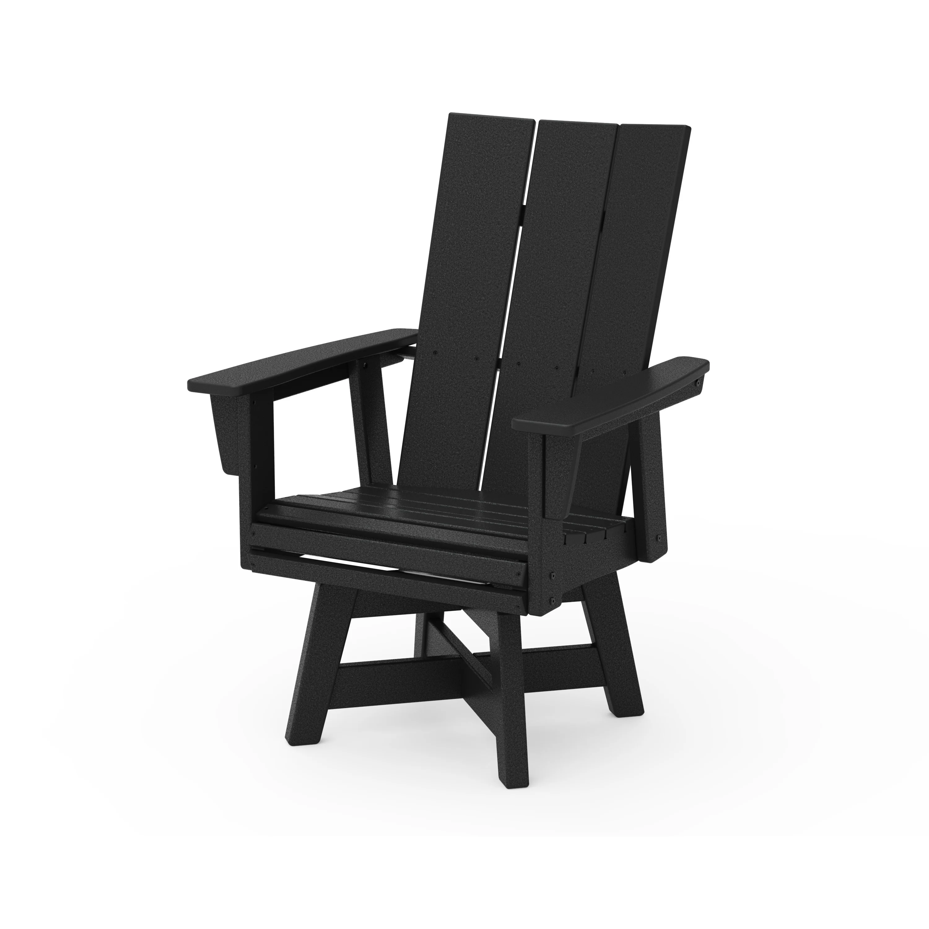 Modern Curveback Adirondack Swivel Dining Chair - Image 9