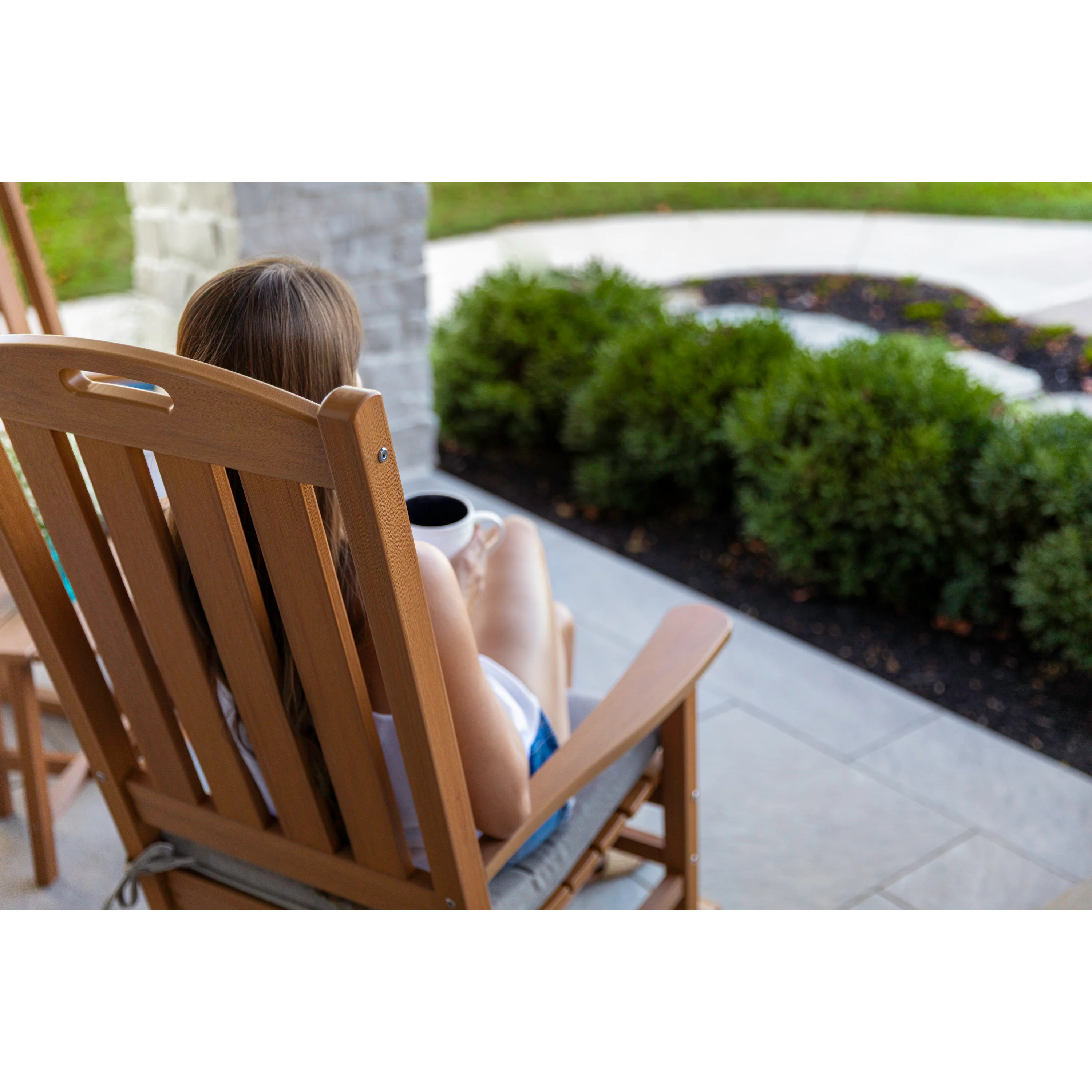 Nautical Porch Rocking Chair - Image 6