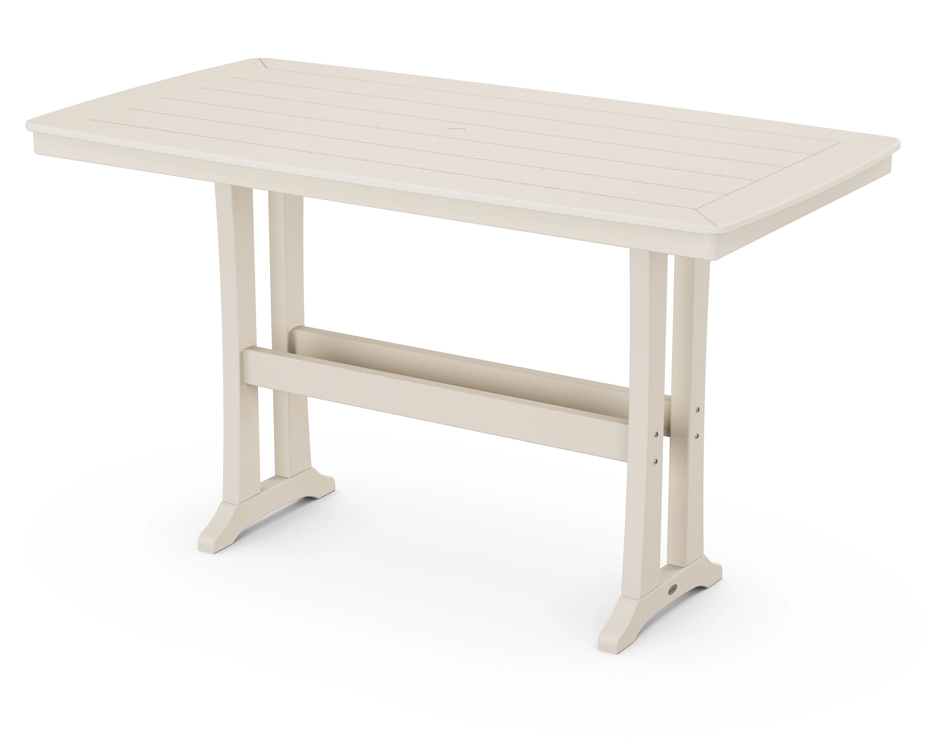 Nautical Trestle 38" x 73" Bar Table - Image 6