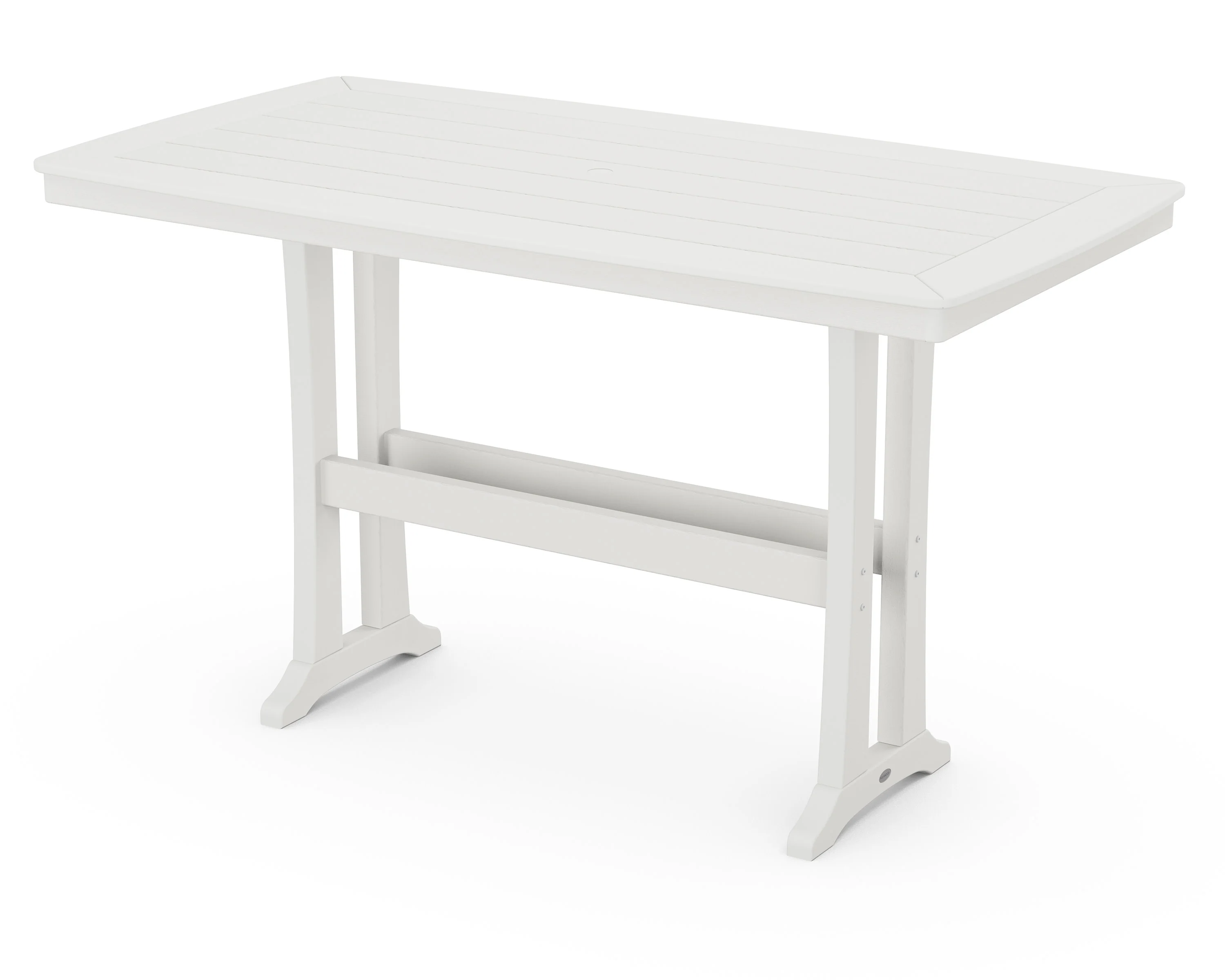 Nautical Trestle 38" x 73" Bar Table - Image 9