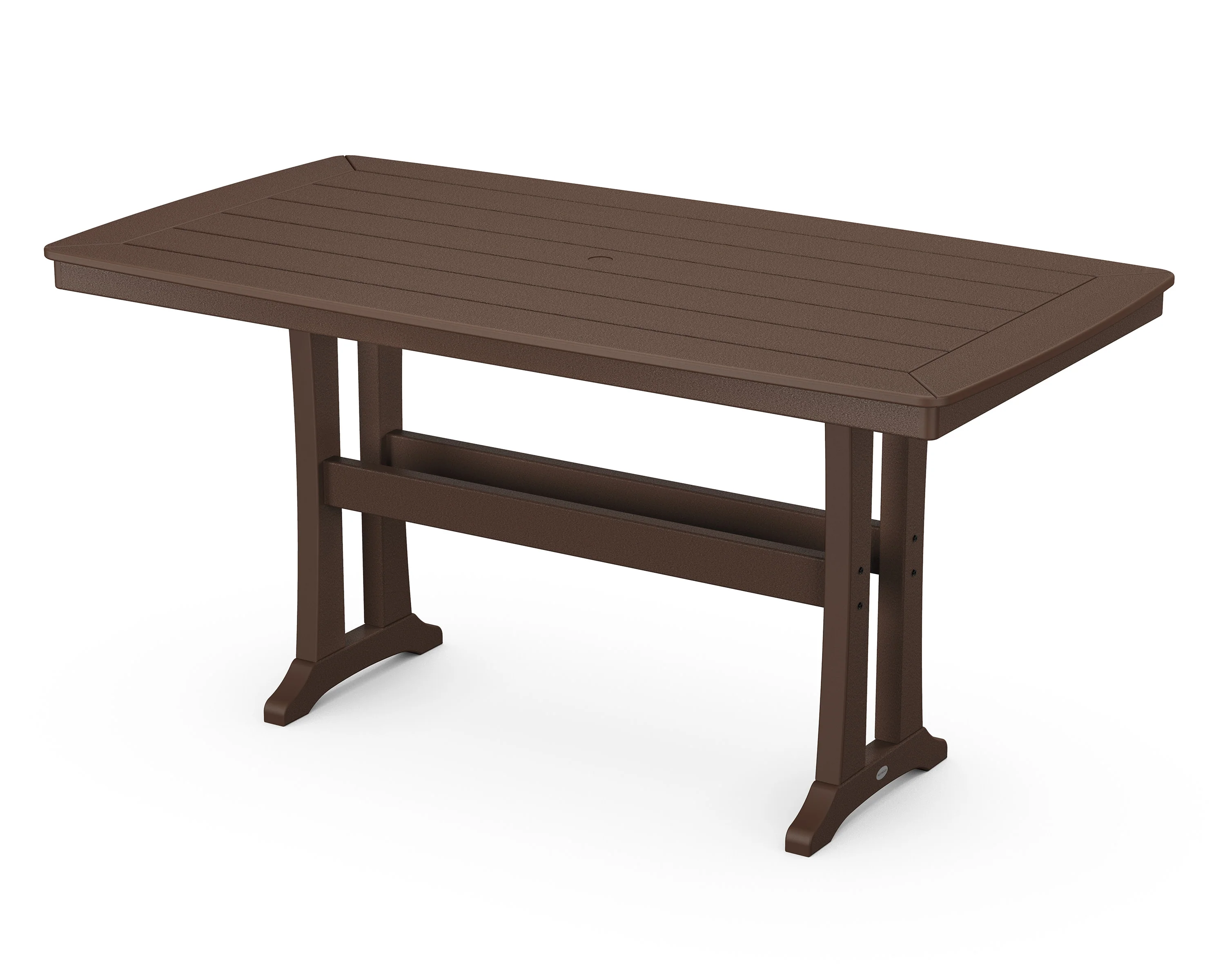 Nautical Trestle 38" x 73" Counter Table - Image 7