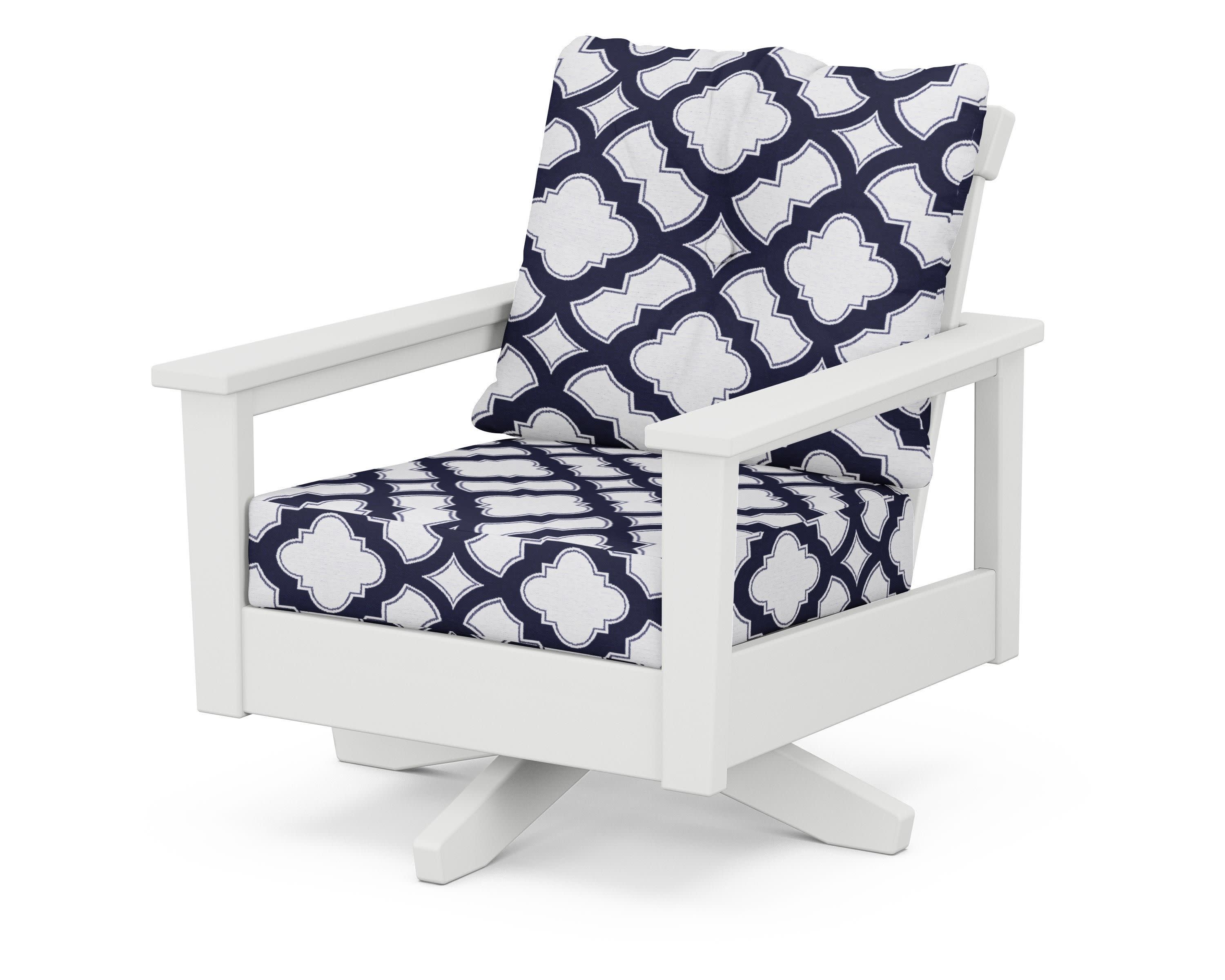Prescott Deep Seating Swivel Chair - Image 5