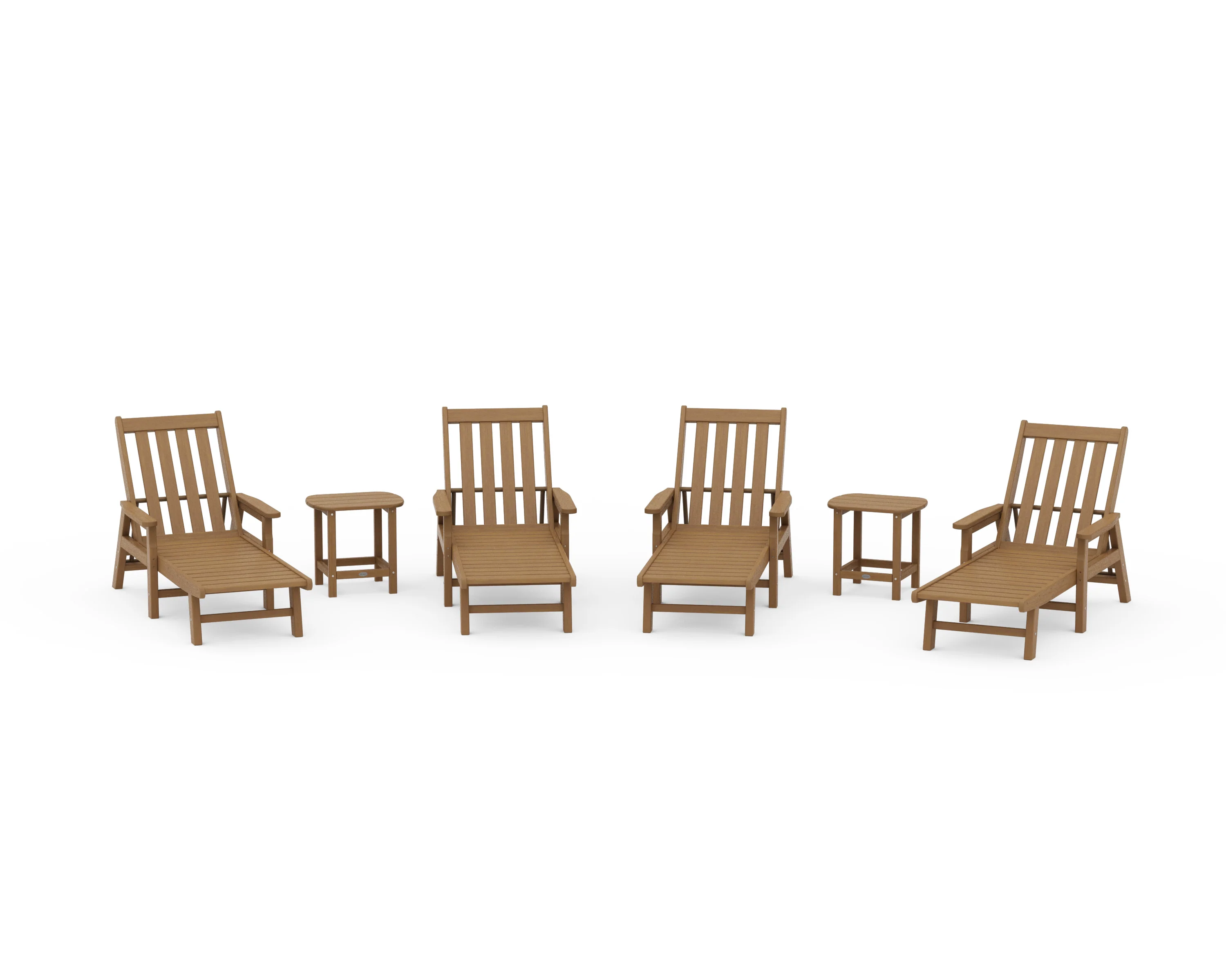 Vineyard 6-Piece Chaise with Arms Set - Image 10
