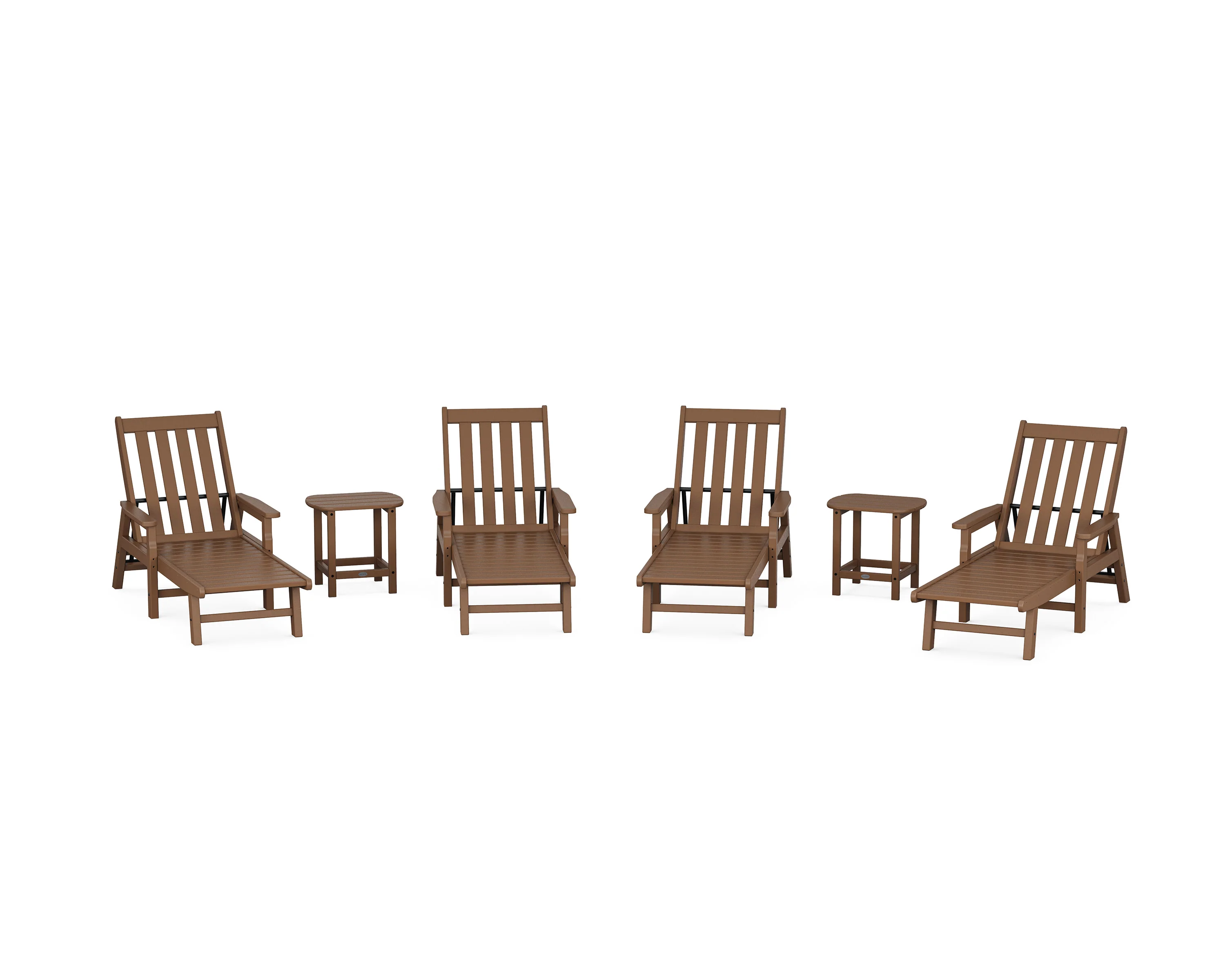 Vineyard 6-Piece Chaise with Arms Set - Image 6