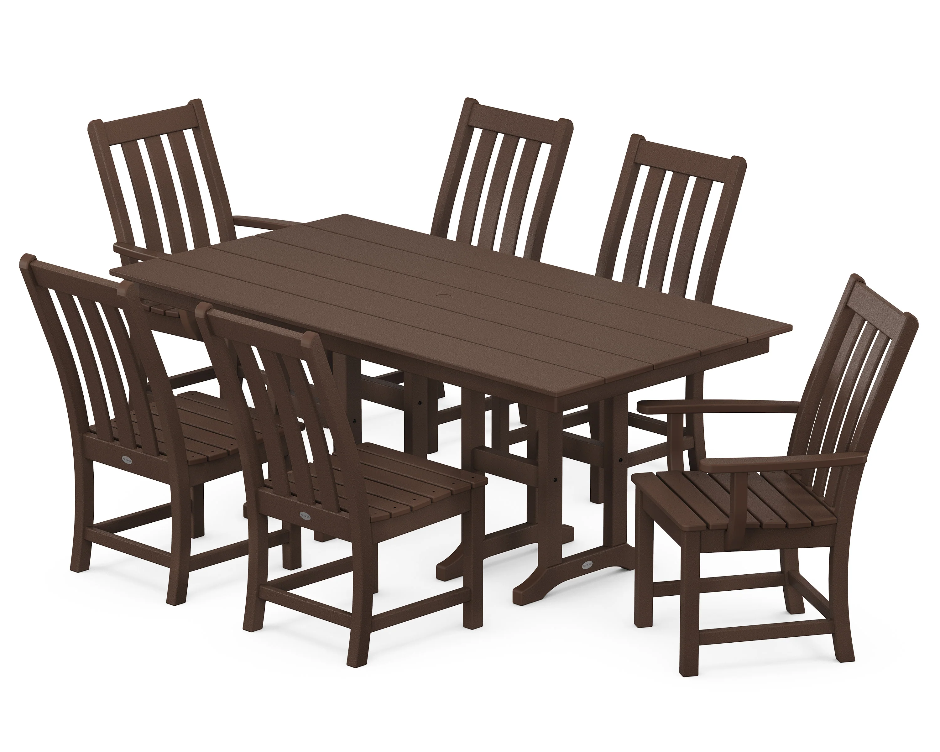 Vineyard 7-Piece Farmhouse Dining Set - Image 8