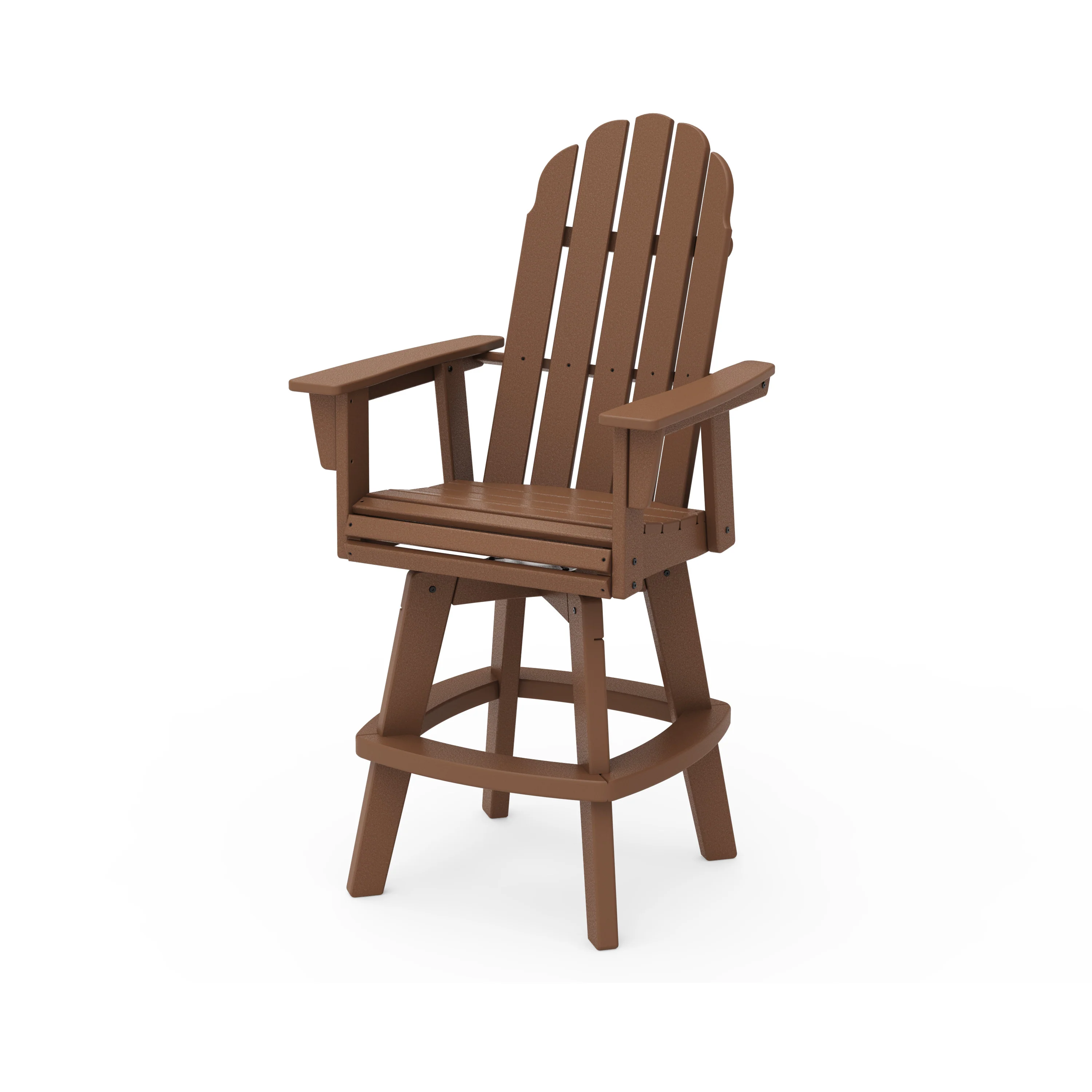 Vineyard Curveback Adirondack Swivel Bar Chair - Image 6