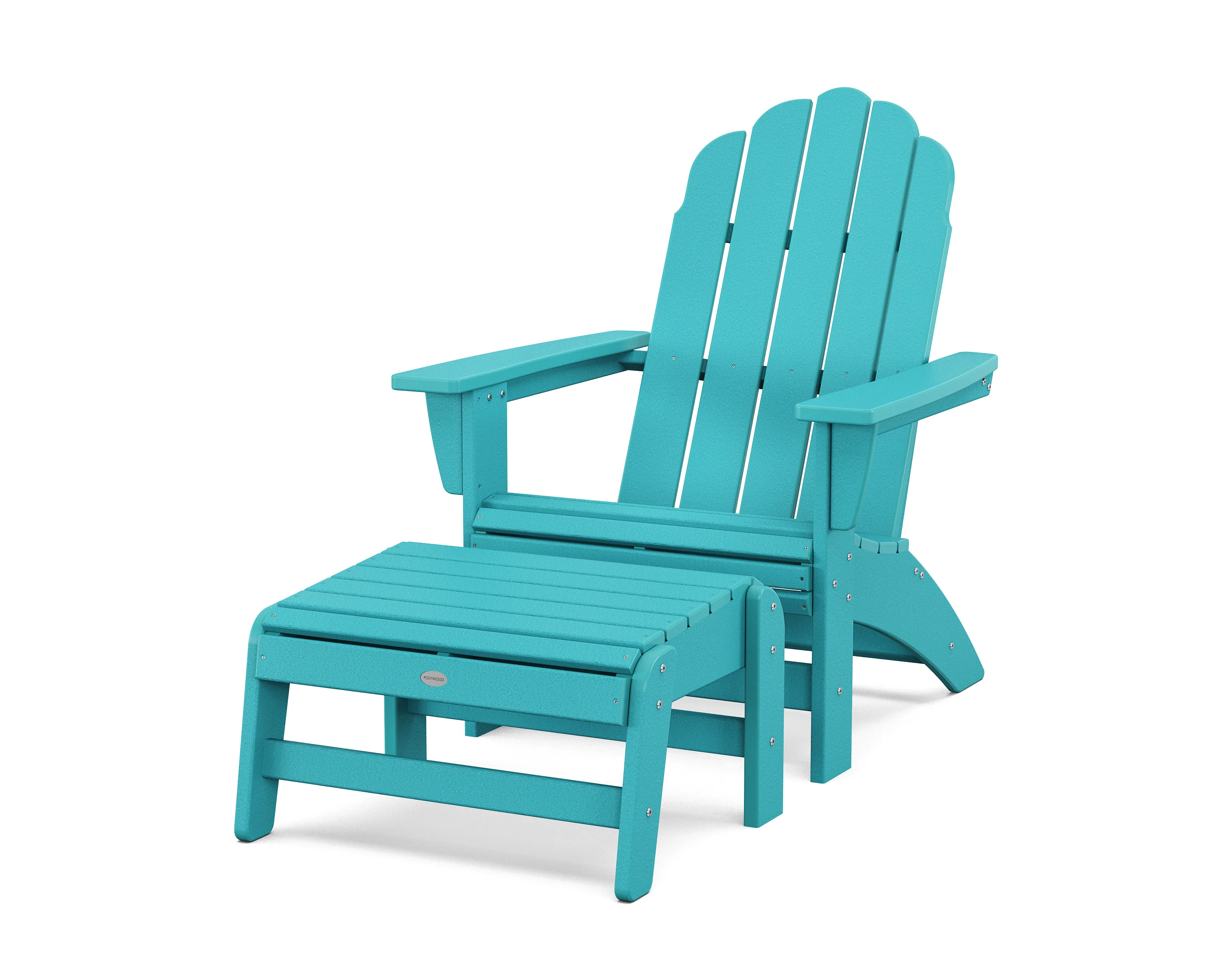 Vineyard Grand Adirondack Chair with Ottoman - Image 13