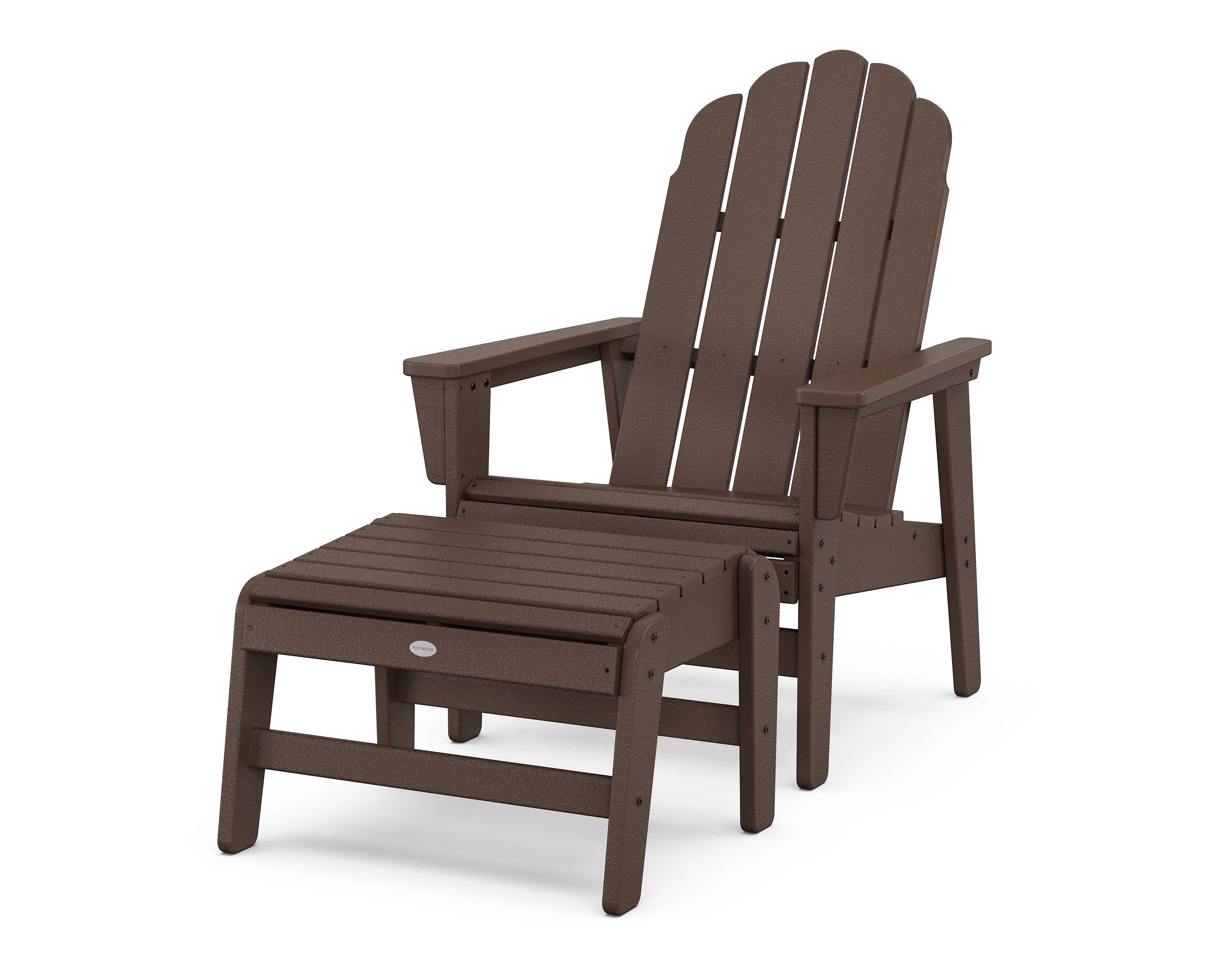 Vineyard Grand Upright Adirondack Chair with Ottoman - Image 7