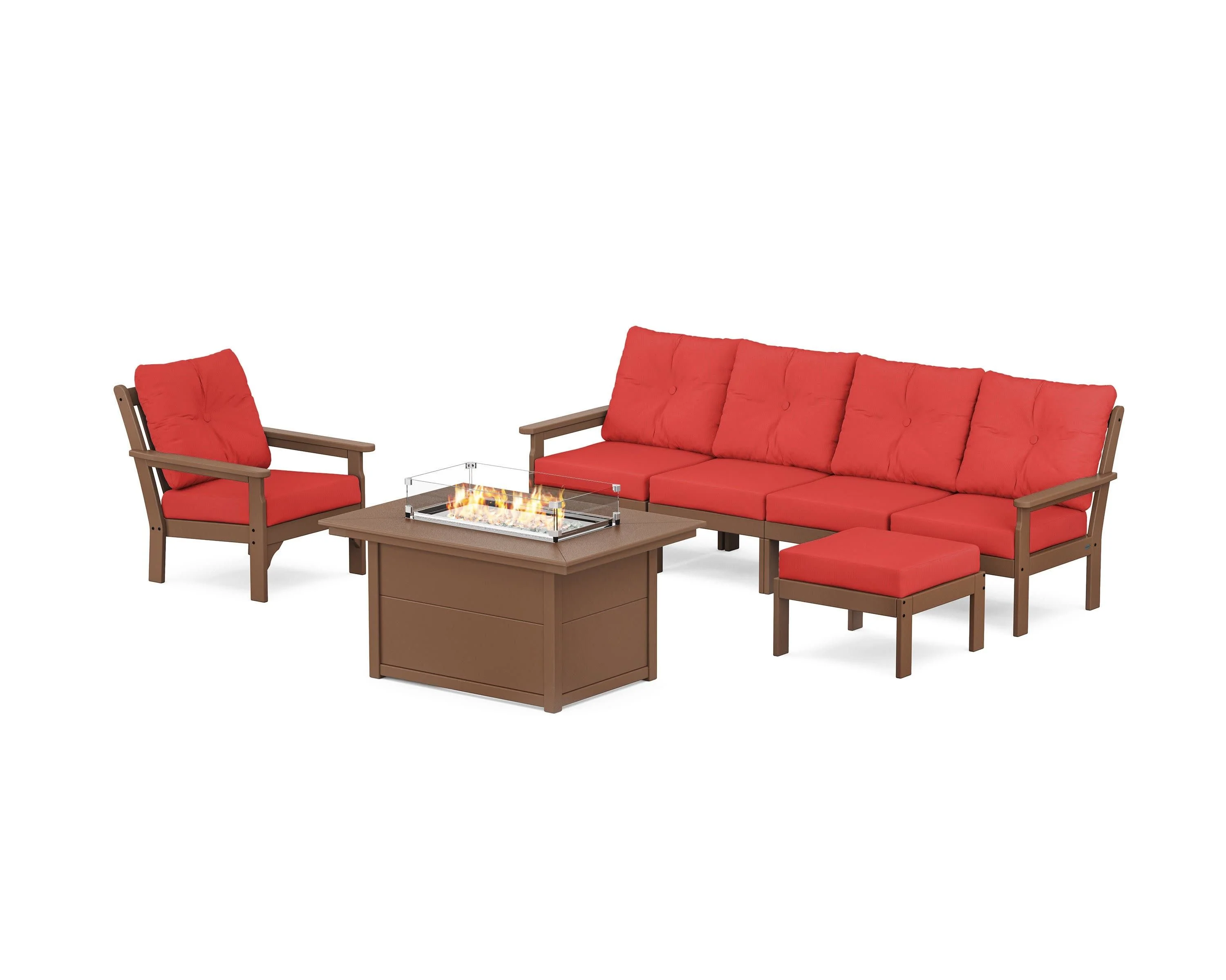 Vineyard Sectional Lounge and Fire Pit Set - Image 10