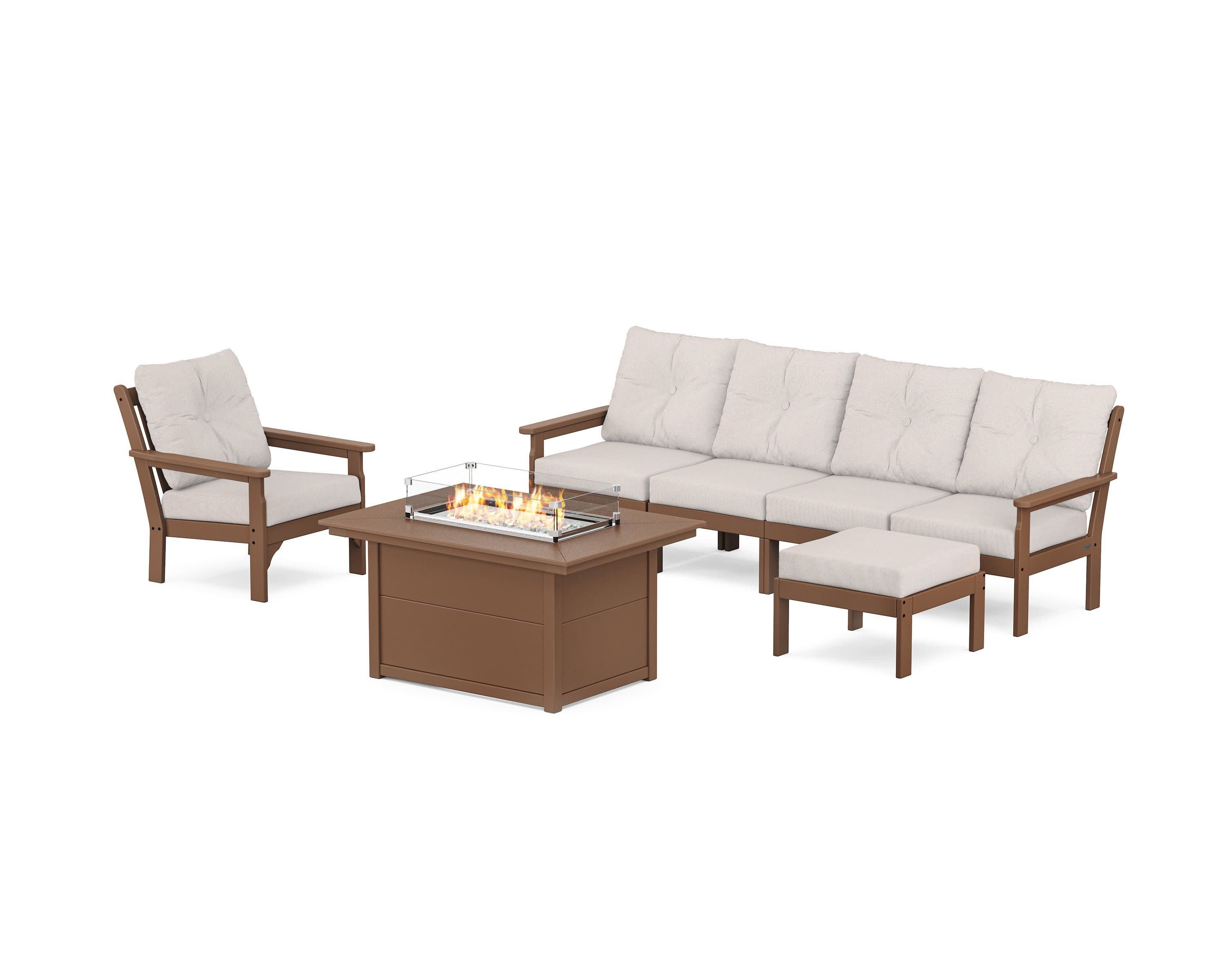 Vineyard Sectional Lounge and Fire Pit Set - Image 100