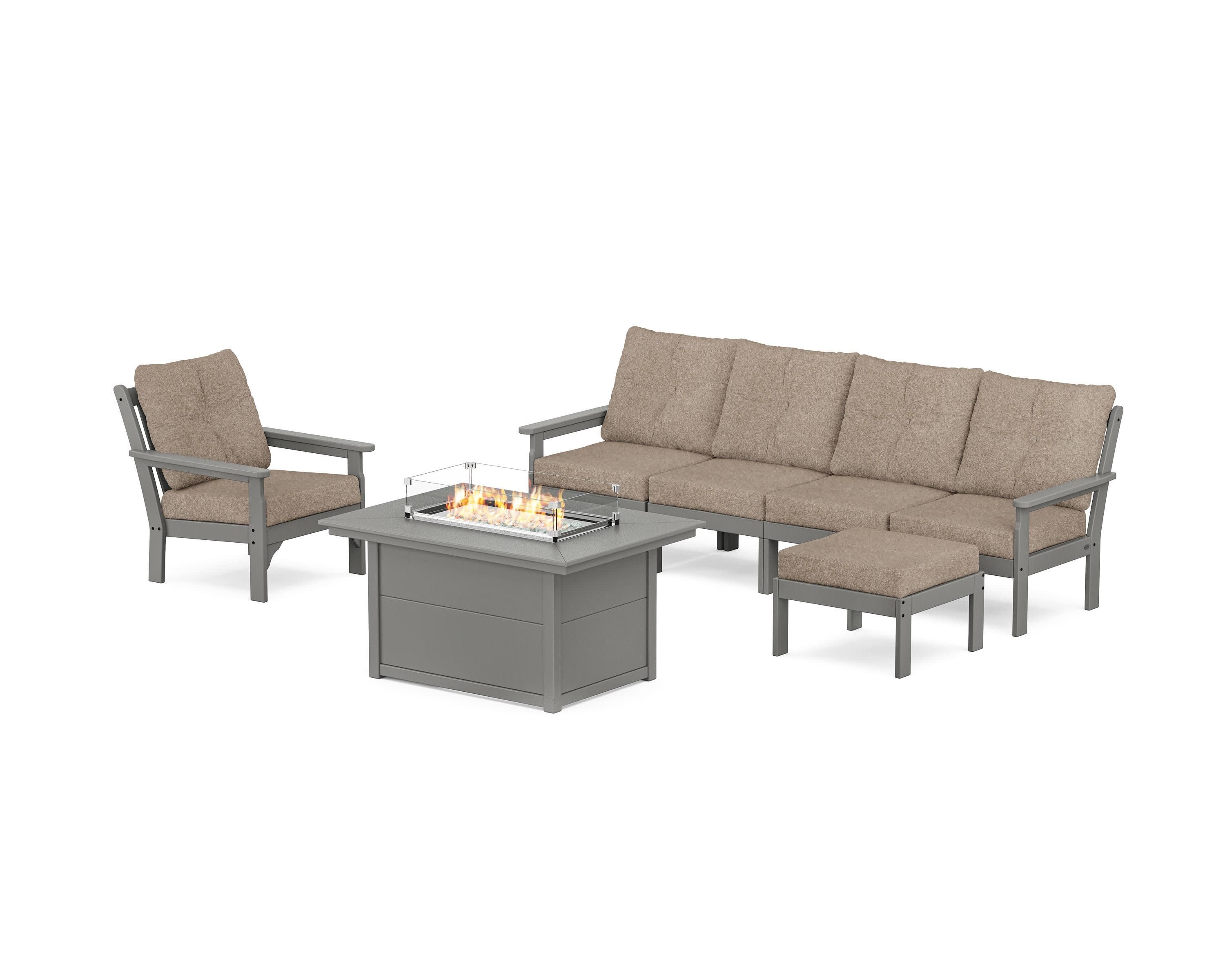 Vineyard Sectional Lounge and Fire Pit Set - Image 105