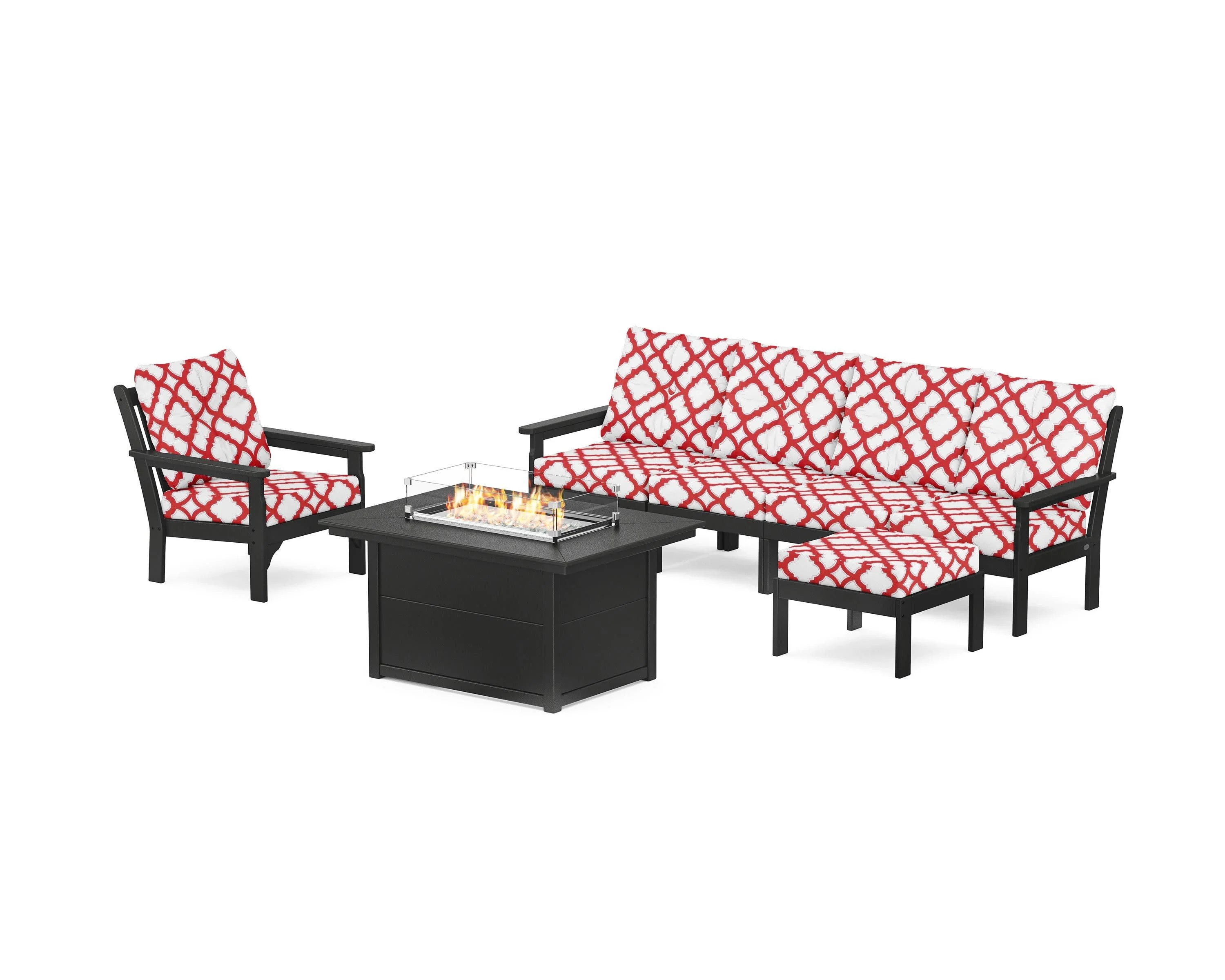 Vineyard Sectional Lounge and Fire Pit Set - Image 107