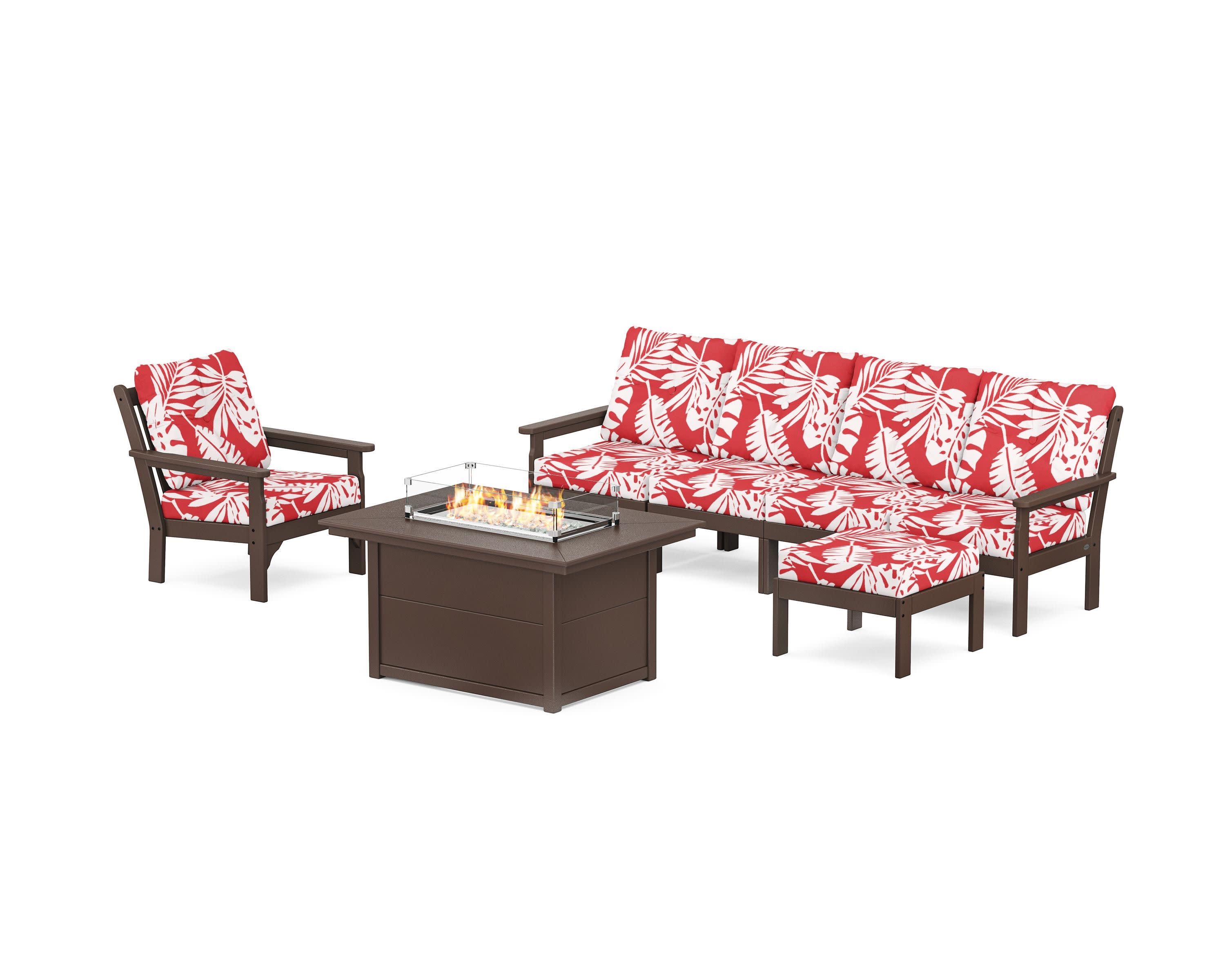 Vineyard Sectional Lounge and Fire Pit Set - Image 130