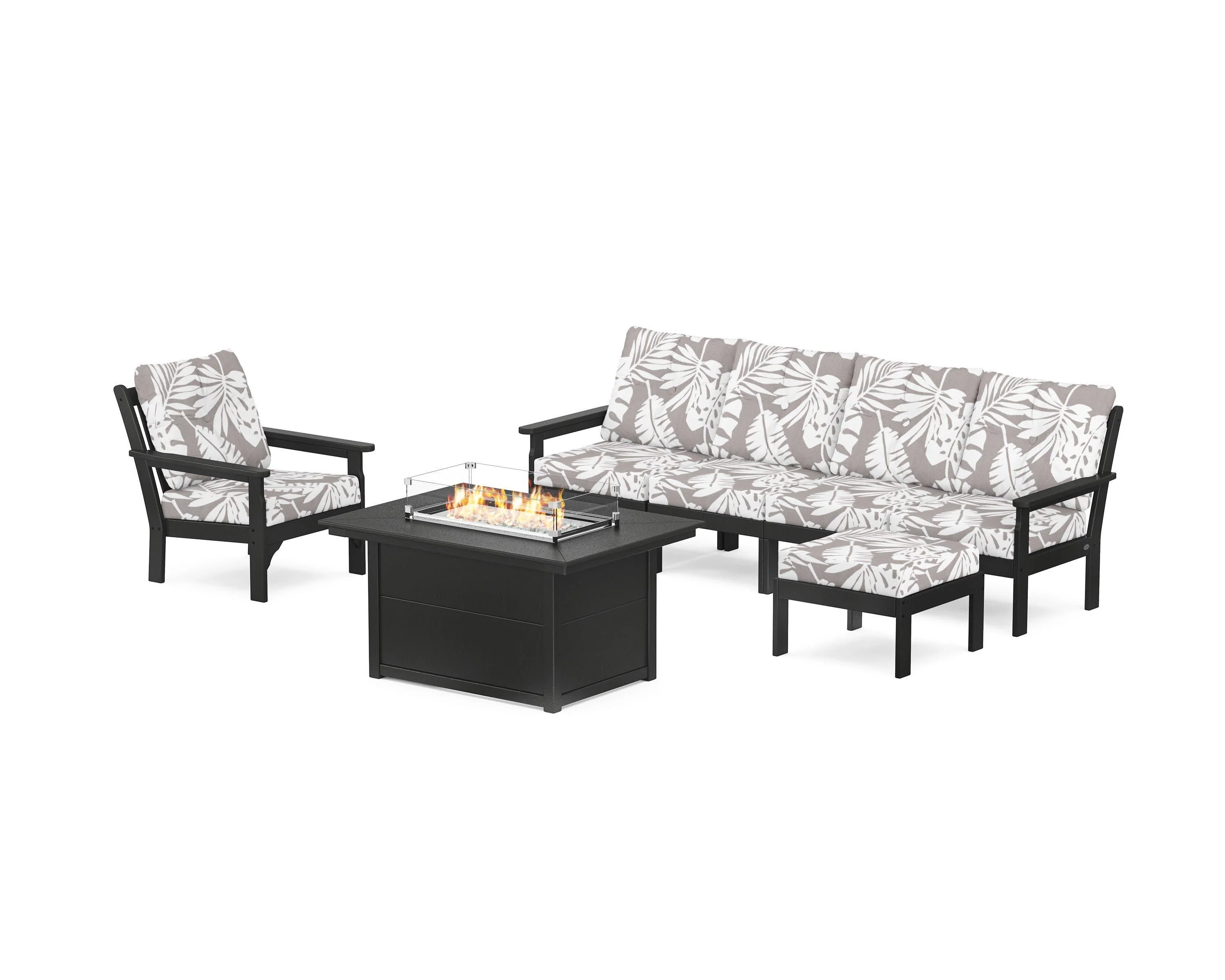 Vineyard Sectional Lounge and Fire Pit Set - Image 173