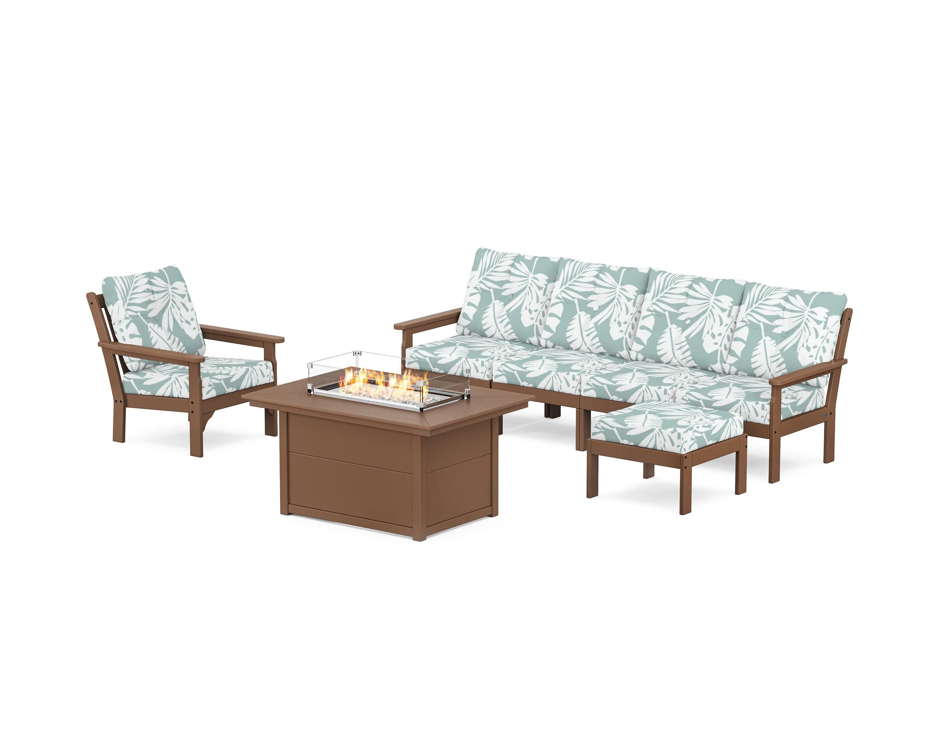 Vineyard Sectional Lounge and Fire Pit Set - Image 203