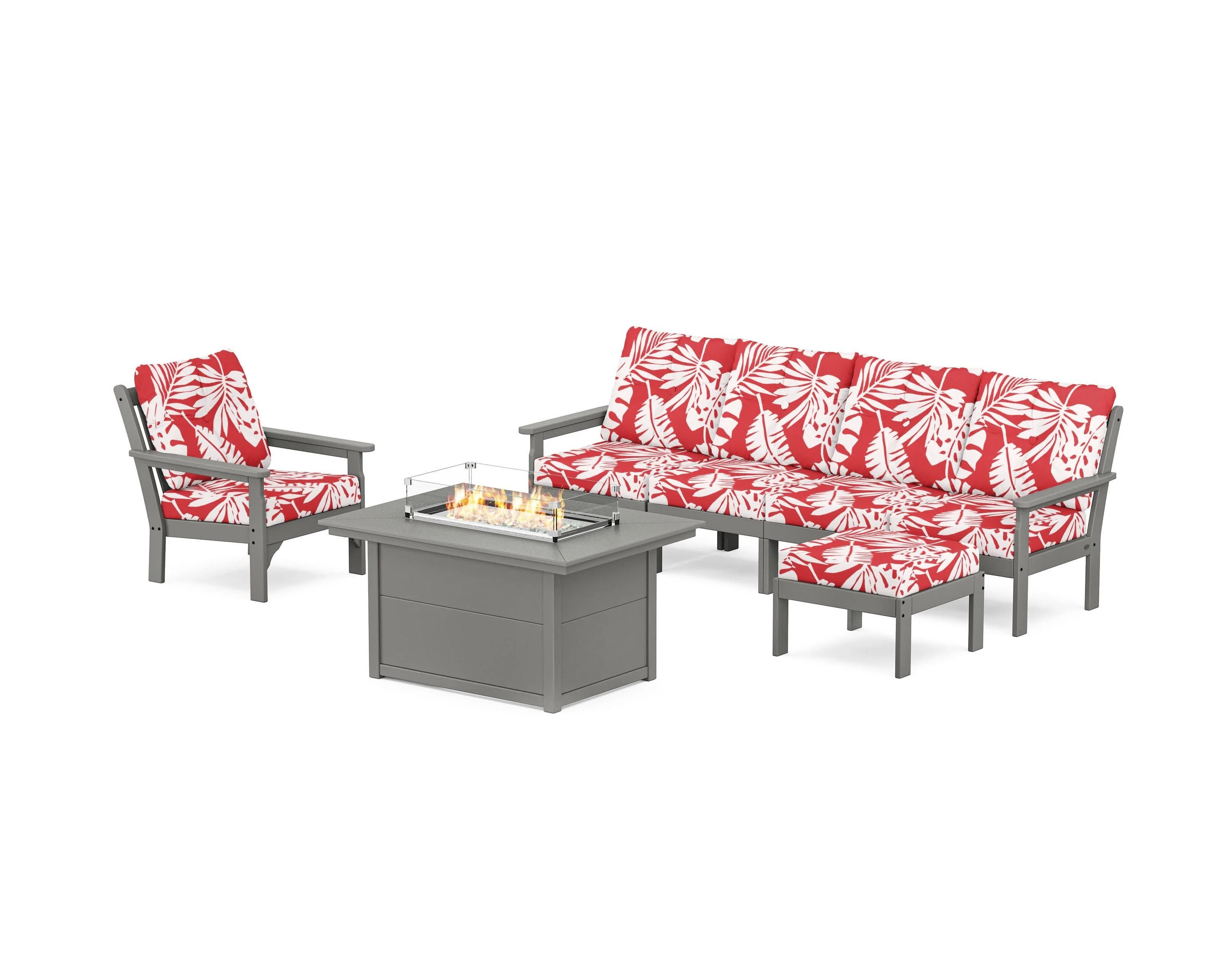 Vineyard Sectional Lounge and Fire Pit Set - Image 209
