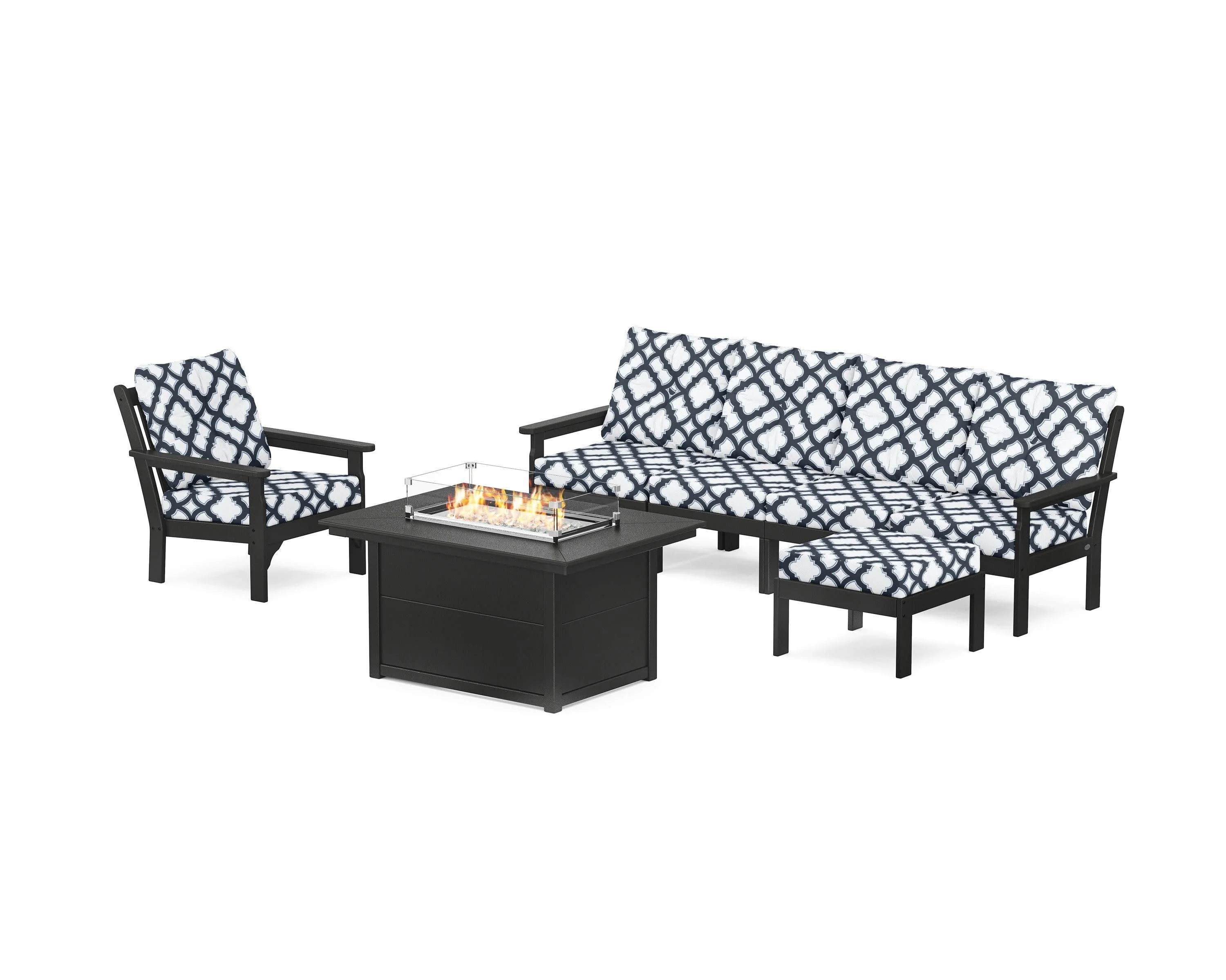 Vineyard Sectional Lounge and Fire Pit Set - Image 21