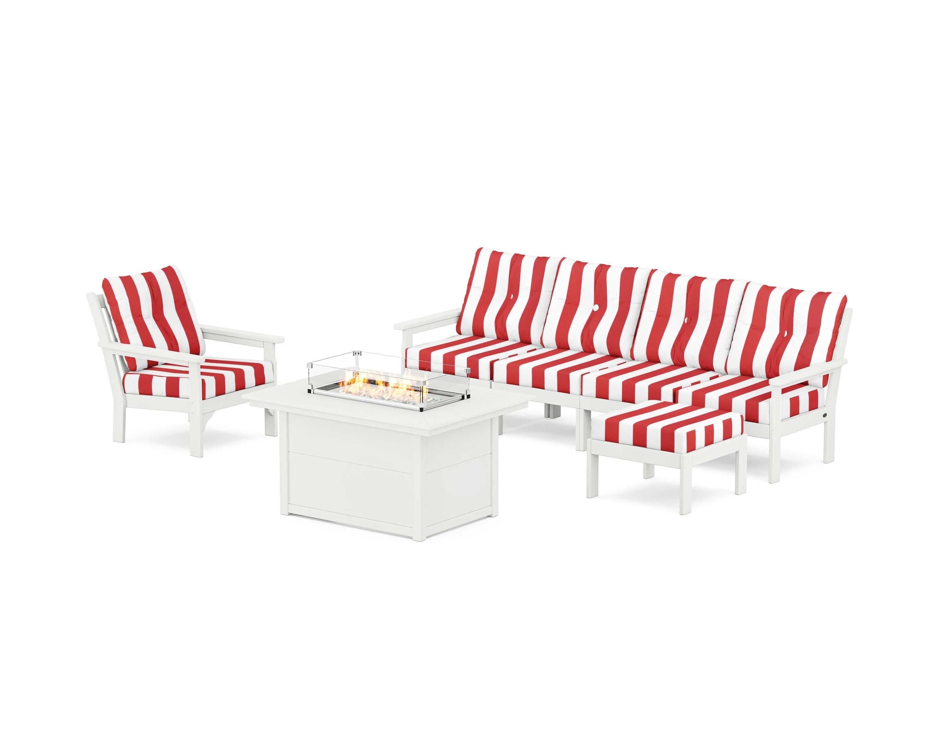 Vineyard Sectional Lounge and Fire Pit Set - Image 37