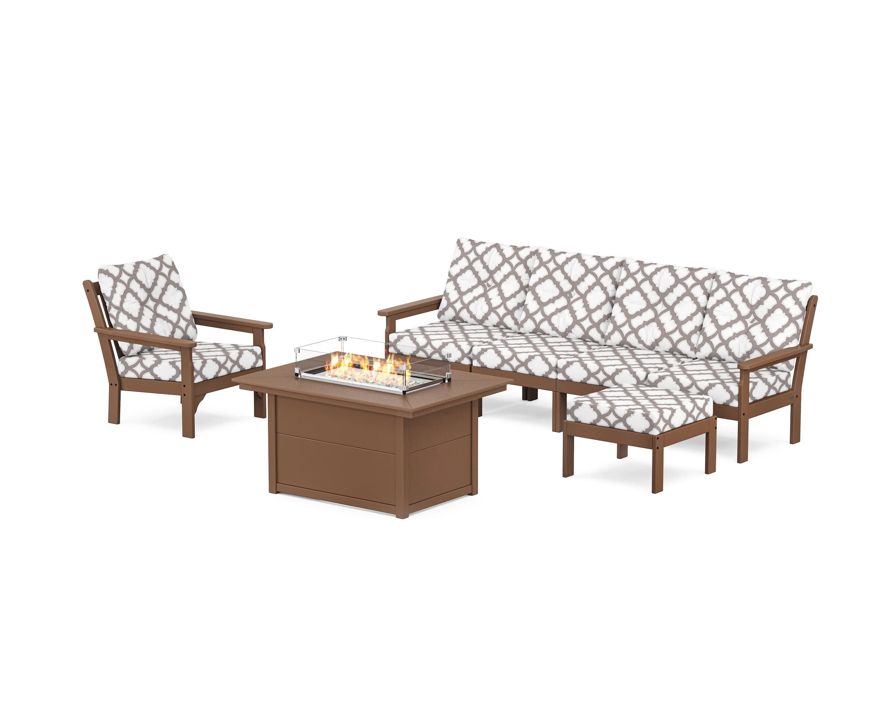 Vineyard Sectional Lounge and Fire Pit Set - Image 49