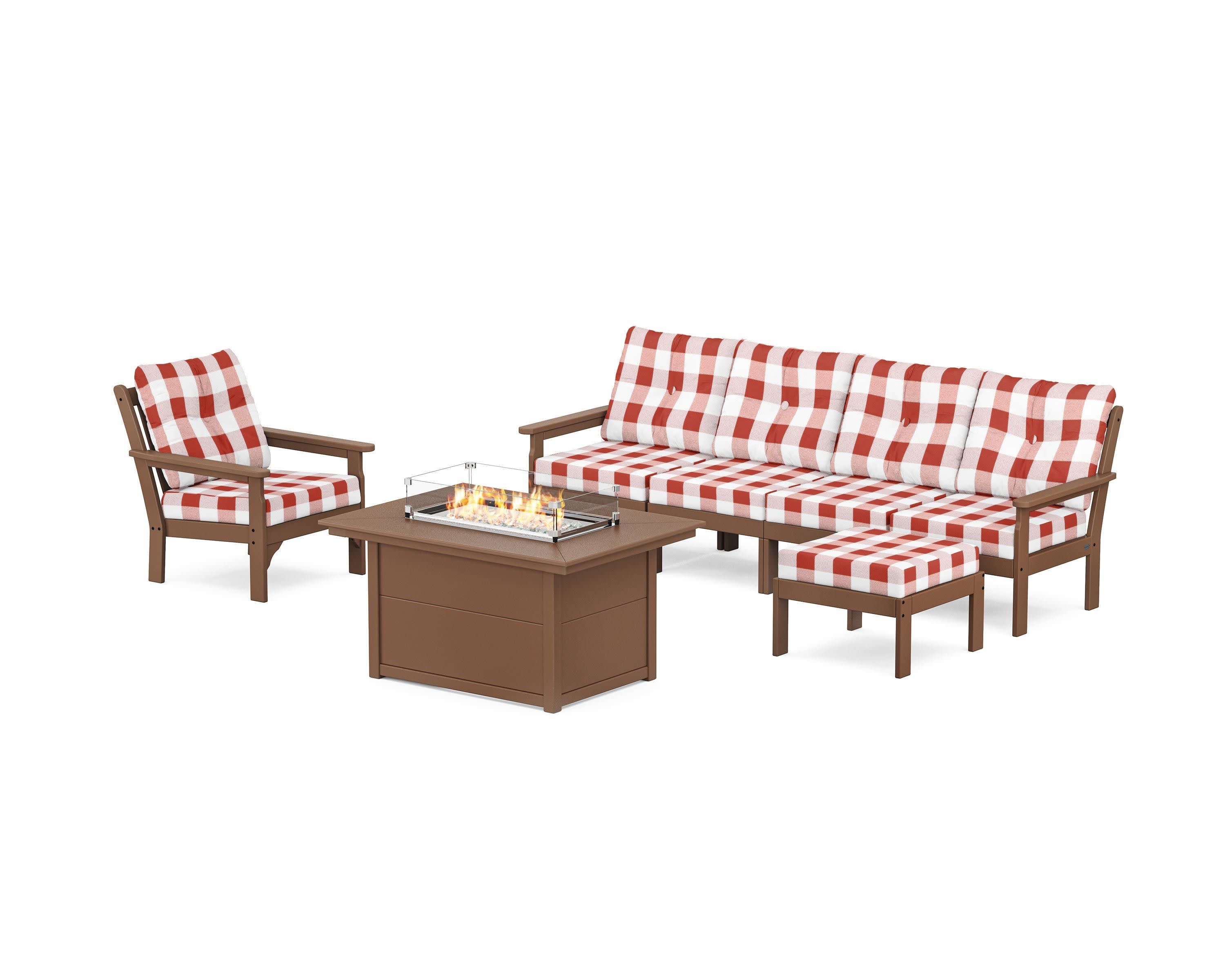 Vineyard Sectional Lounge and Fire Pit Set - Image 93