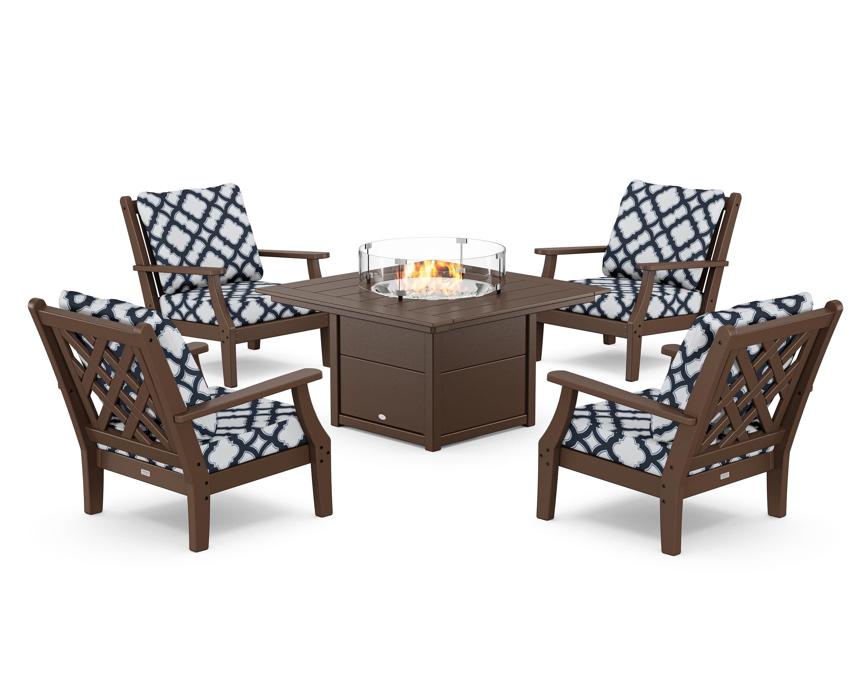 Wovendale 5-Piece Deep Seating Set with Fire Pit Table - Image 31