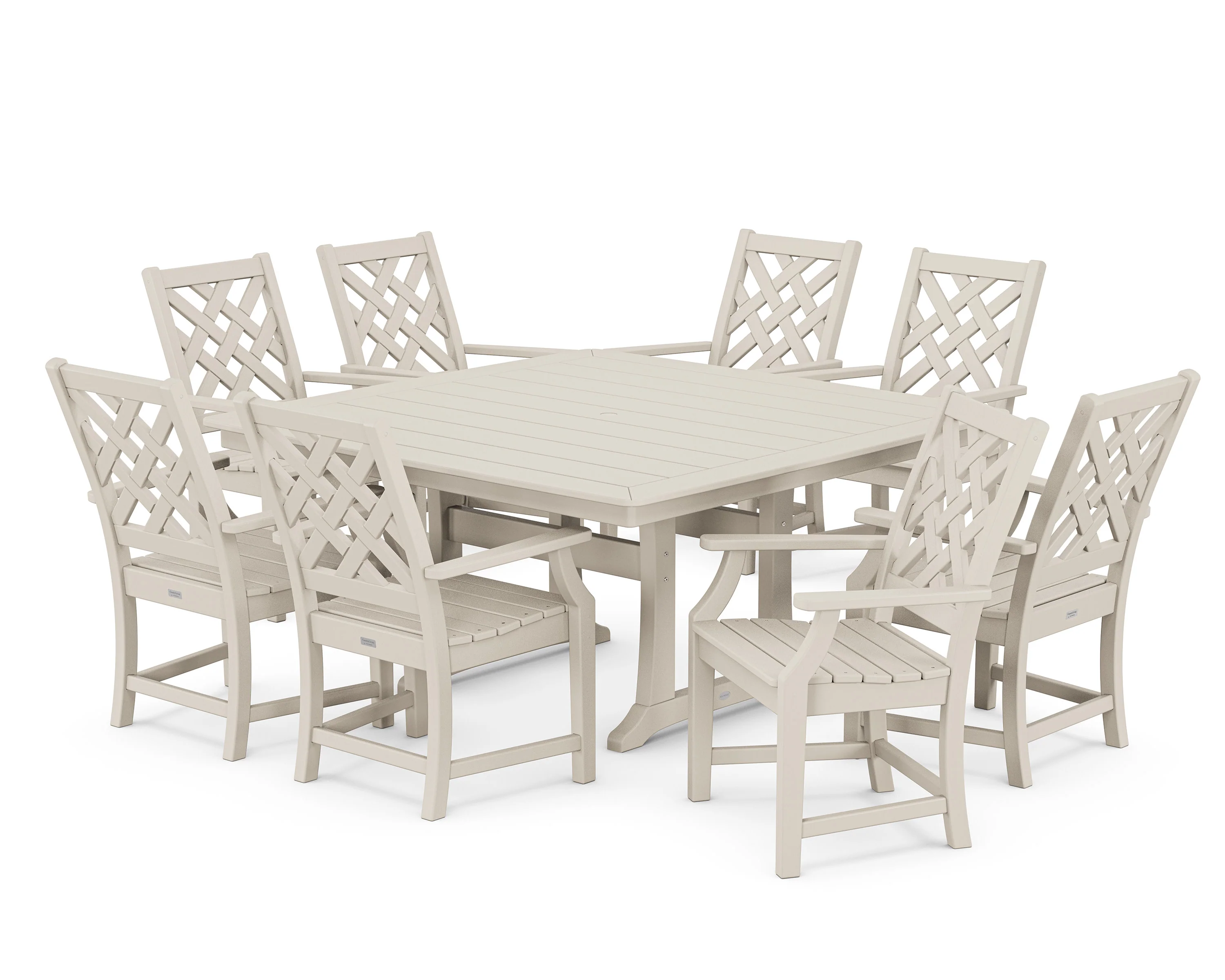 Wovendale 9-Piece Square Dining Set with Trestle Legs - Image 6