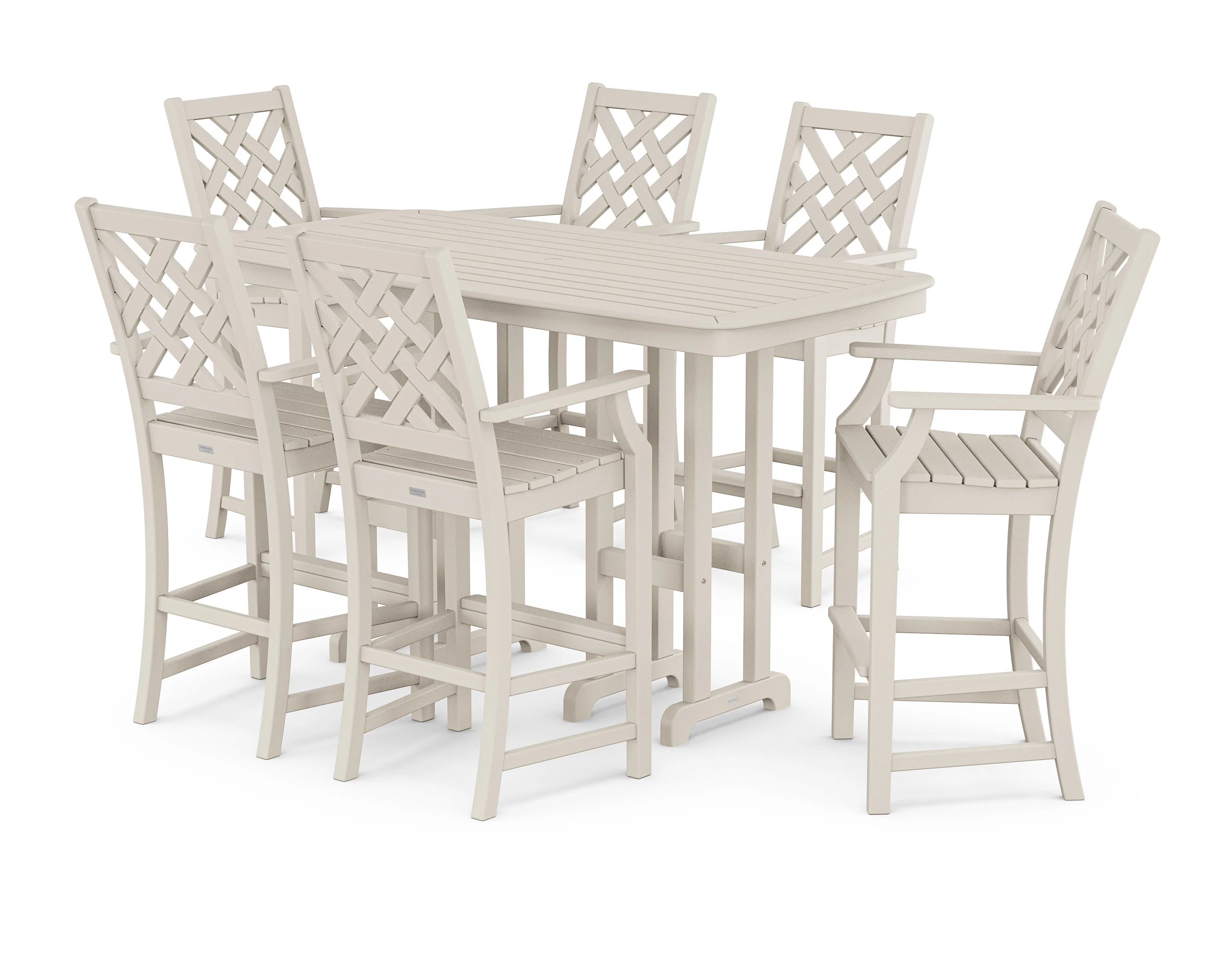 Wovendale Arm Chair 7-Piece Bar Set - Image 6