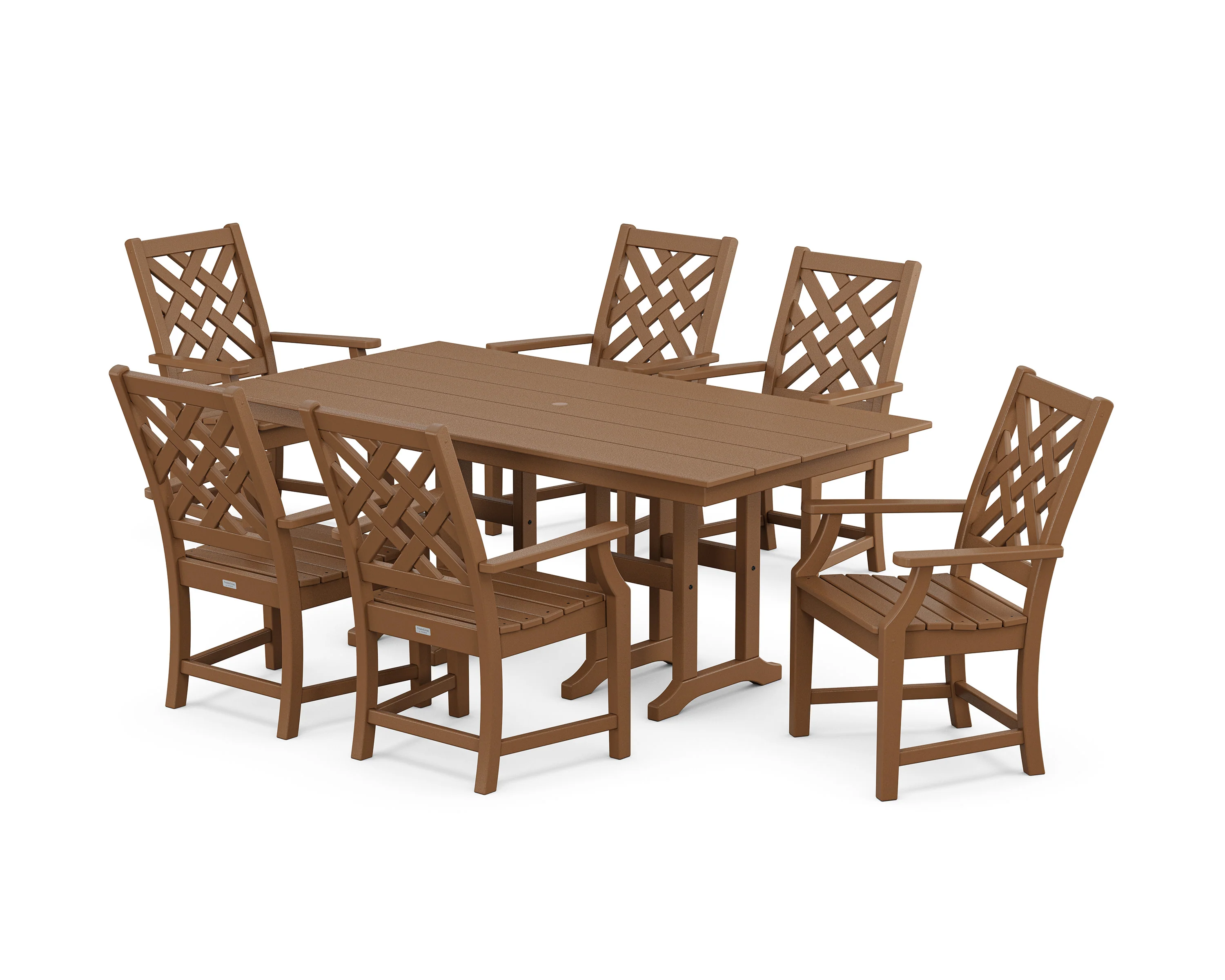 Wovendale Arm Chair 7-Piece Farmhouse Dining Set - Image 8