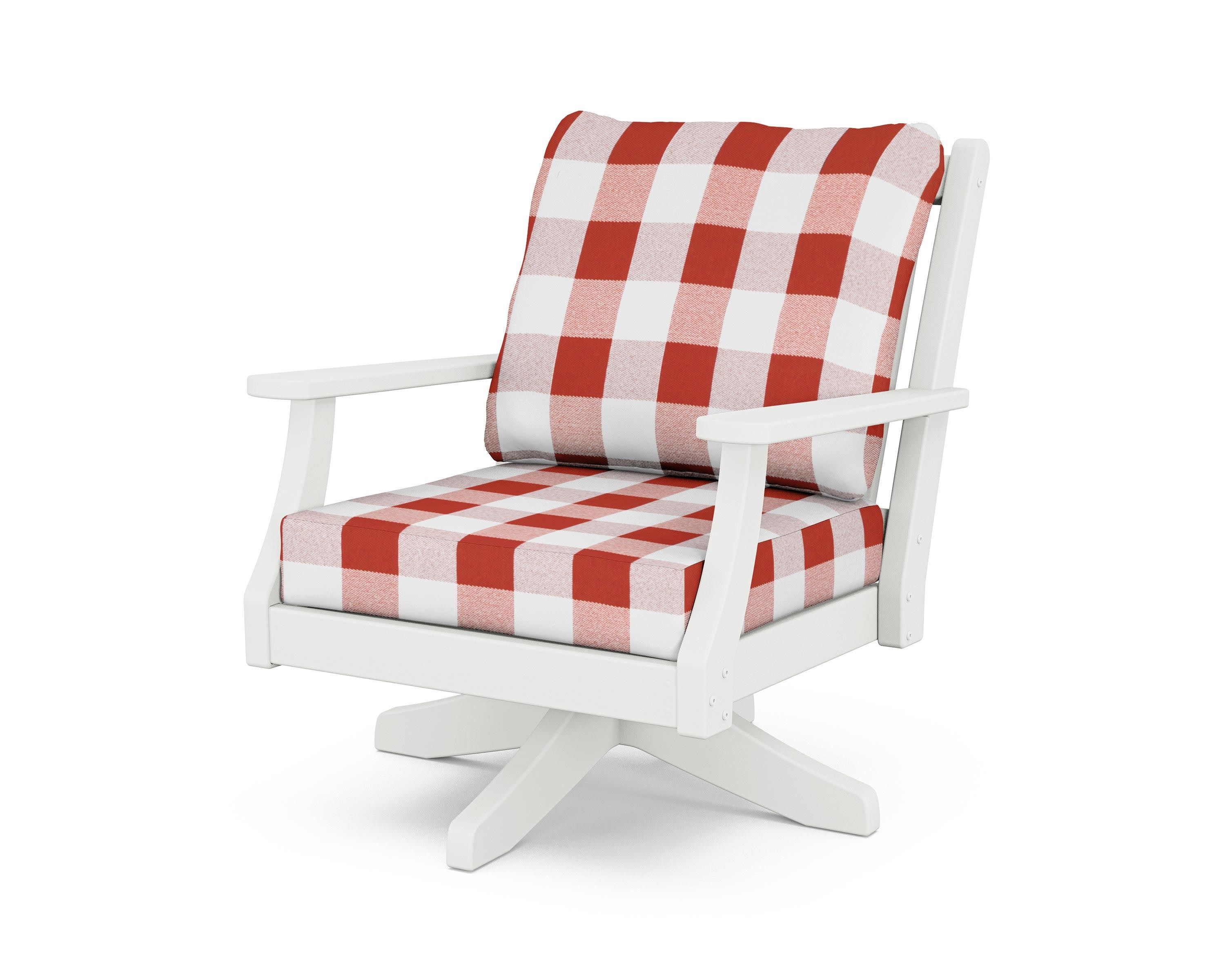 Wovendale Deep Seating Swivel Chair - Image 8